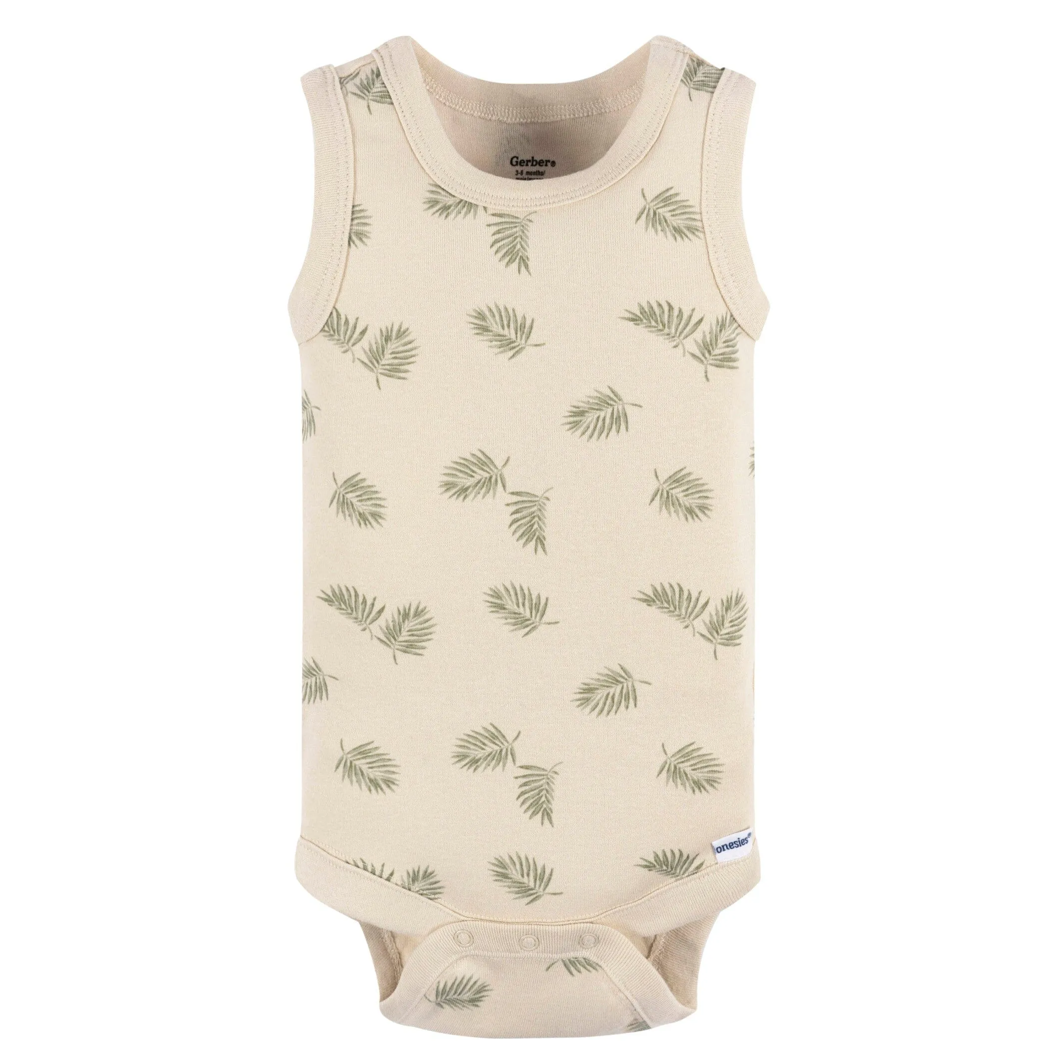 4-Pack Baby Boys Sea Turtles Sleeveless Onesies Bodysuits Gerber Childrenswea