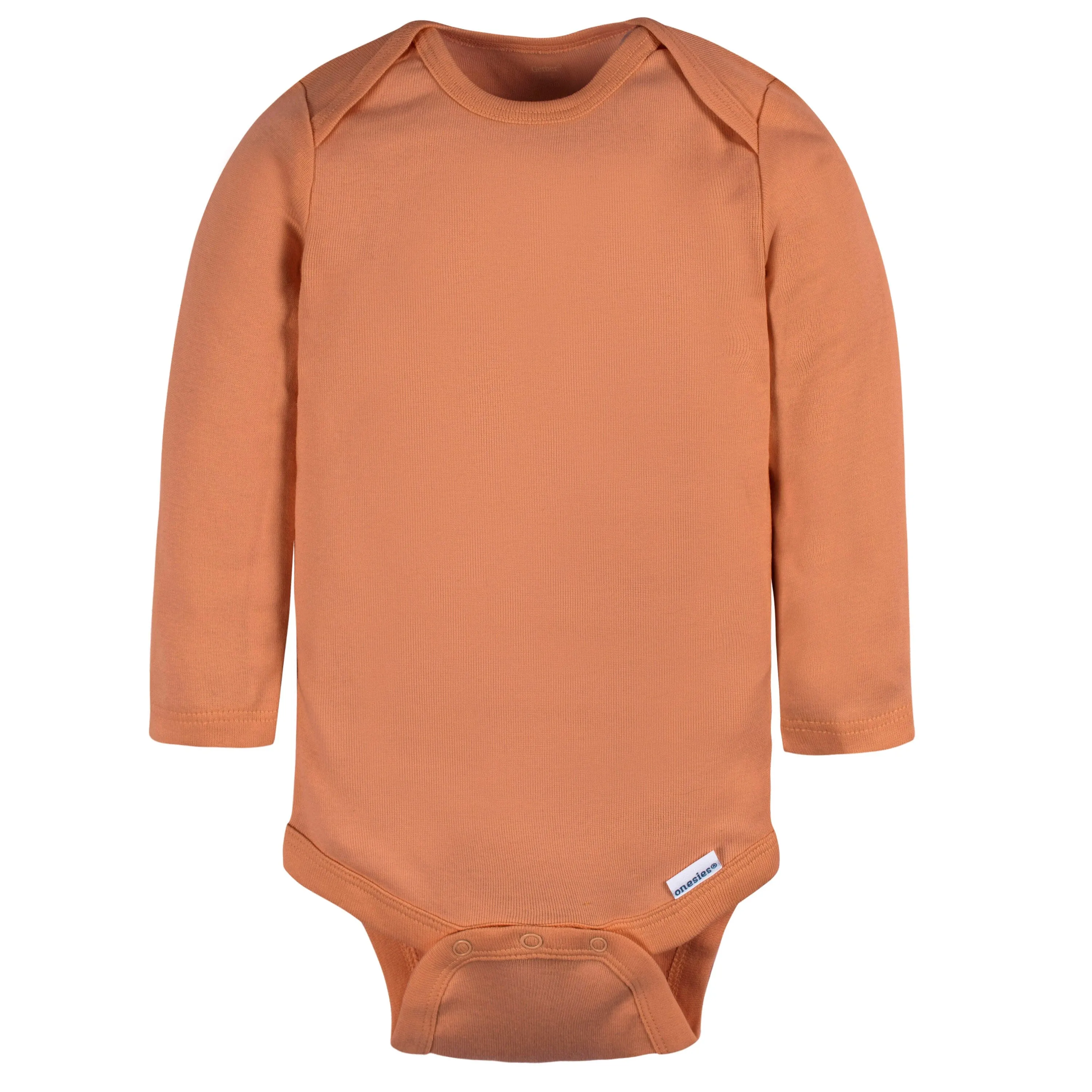 4-Pack Baby Neutral Green/ Blue Long Sleeve Onesies Bodysuits Gerber Childrenswea