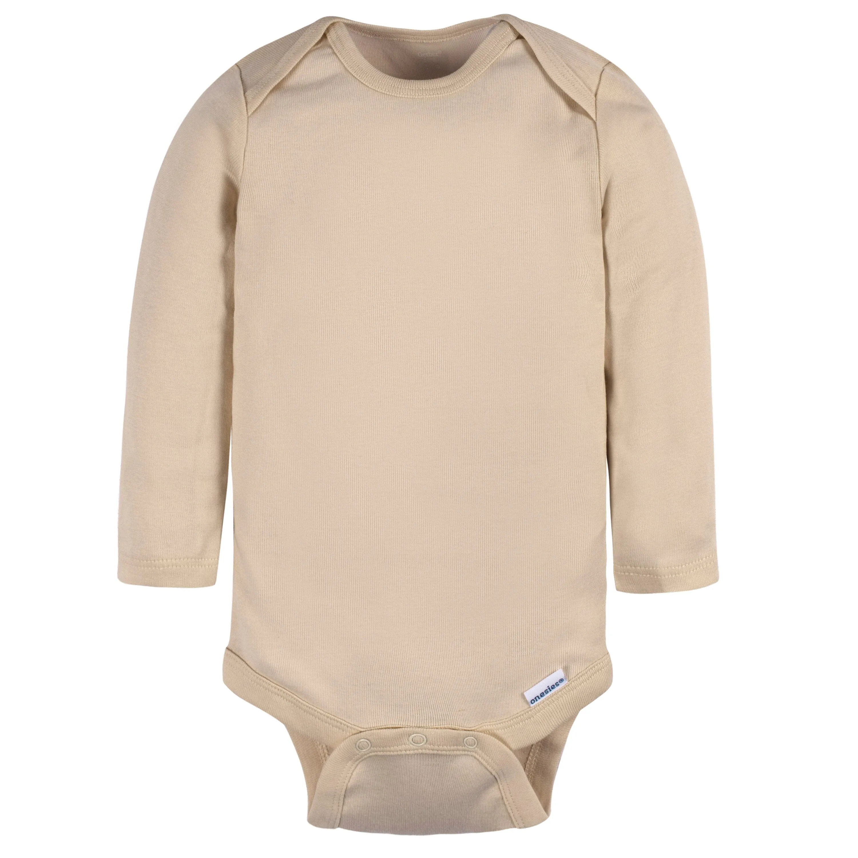 4-Pack Baby Neutral Green/ Blue Long Sleeve Onesies Bodysuits Gerber Childrenswea