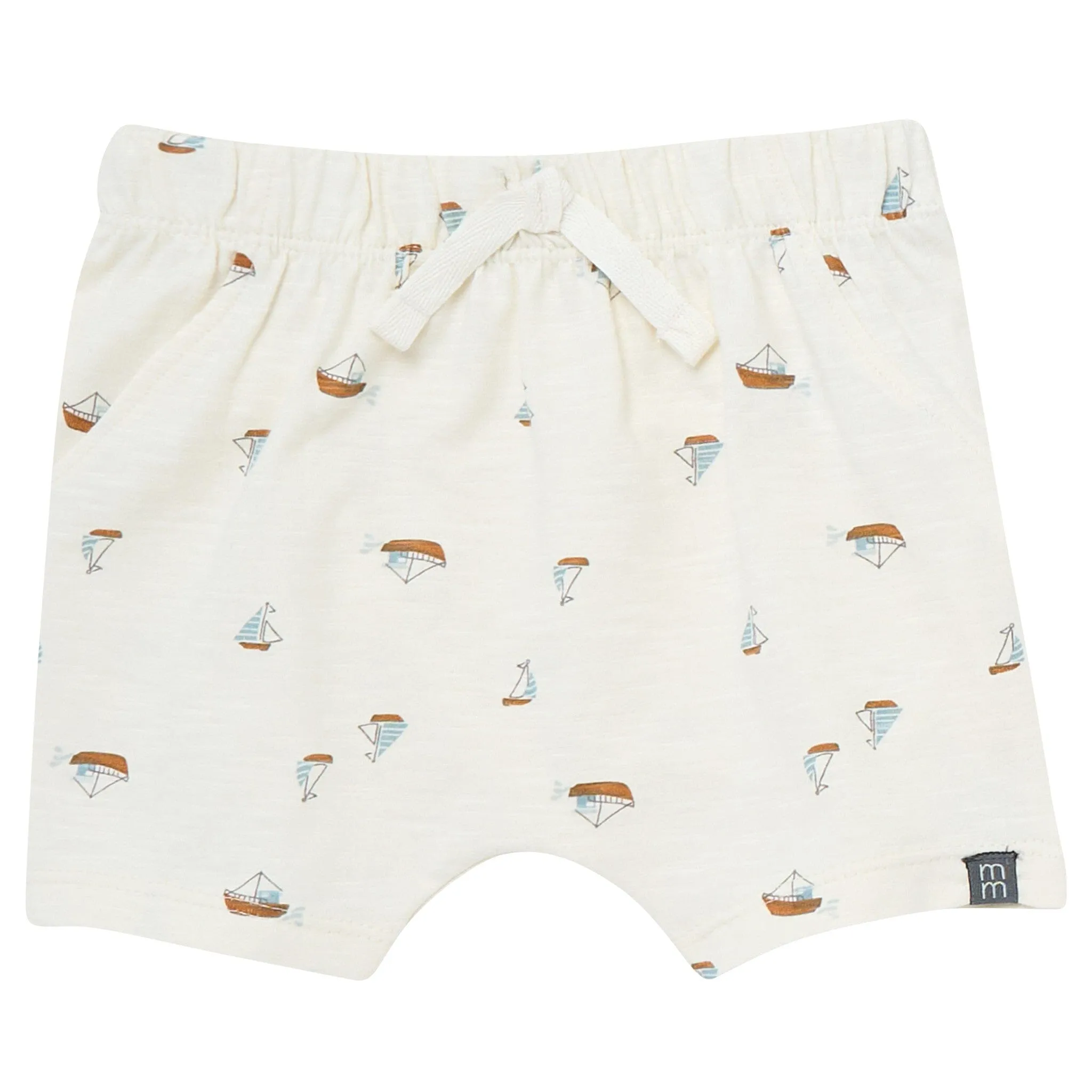 4-Piece Baby Boys Ivory Sailboats Sleeveless Shirts and Shorts Set Gerber Childrenswea