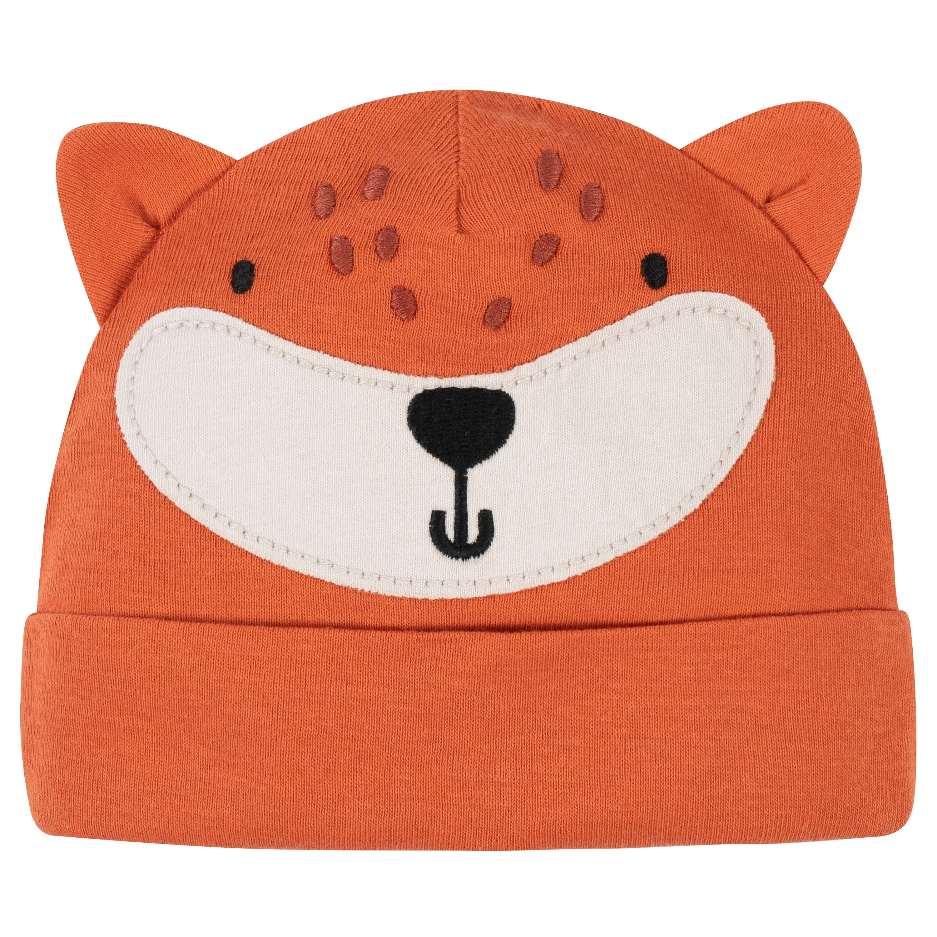 5-Pack Baby Boys Fox Caps Gerber Childrenswea