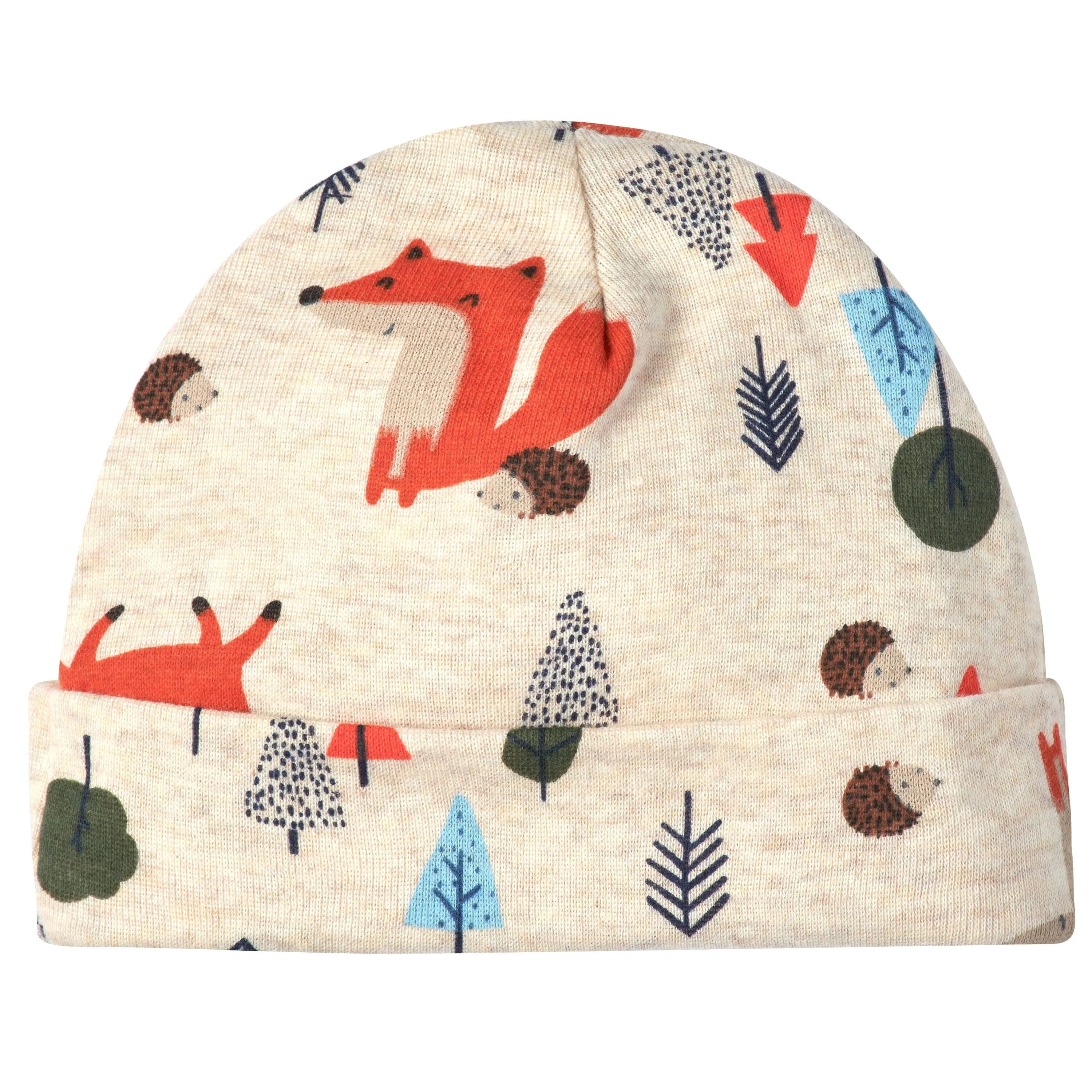 5-Pack Baby Boys Fox Caps Gerber Childrenswea