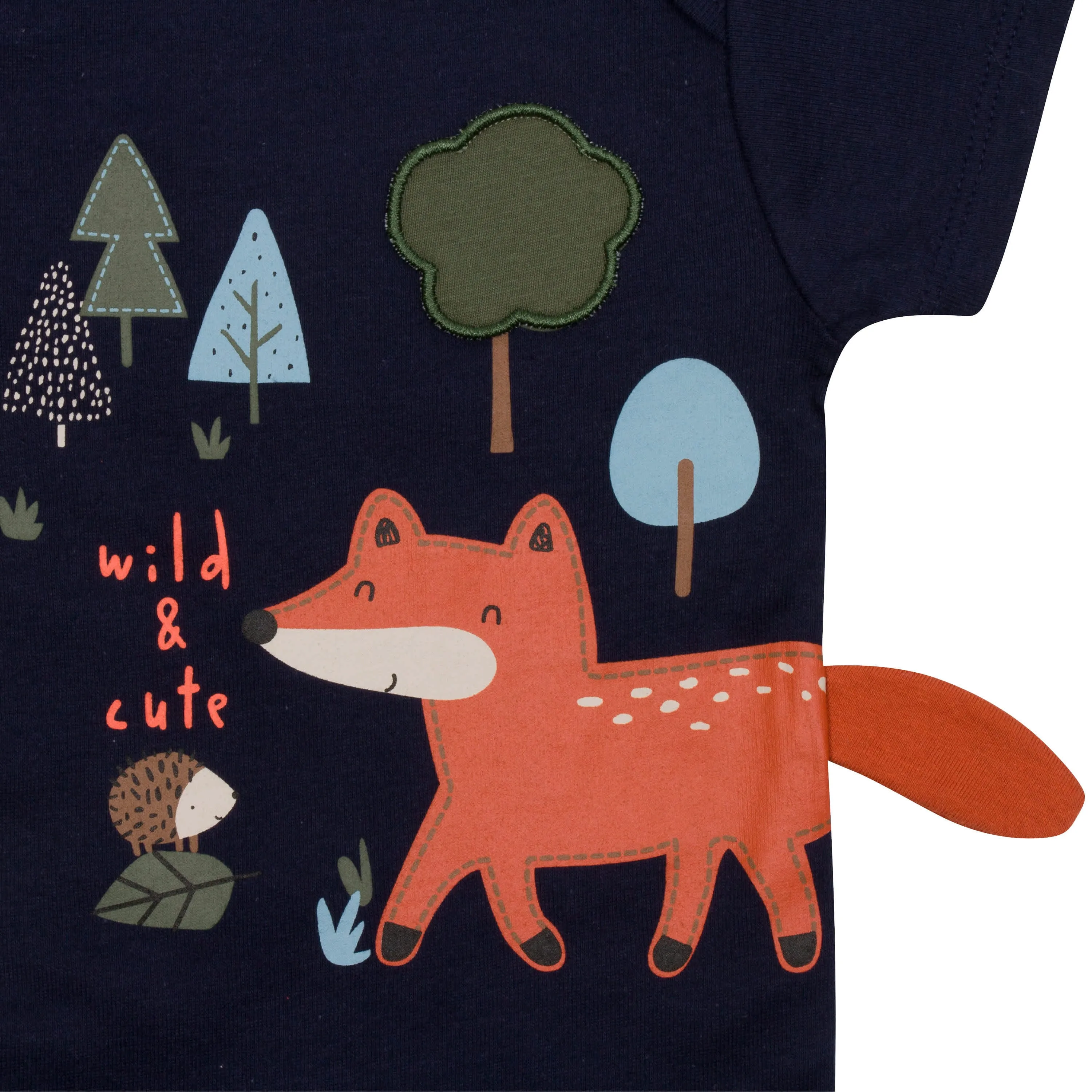 5-Pack Baby Boys Fox Short Sleeve Onesies Bodysuits Gerber Childrenswea