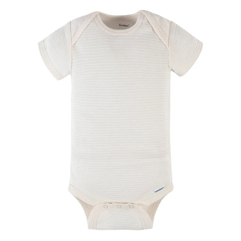 5-Pack Baby Boys Lion Short Sleeve Onesies Bodysuits Gerber Childrenswea