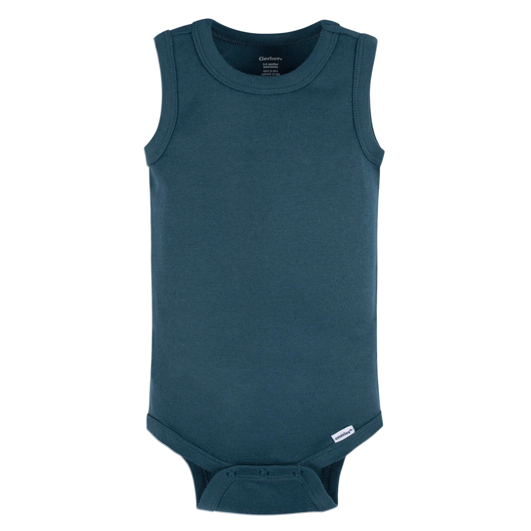 5-Pack Baby Boys Stripes Sleeveless Onesies Bodysuits Gerber Childrenswea