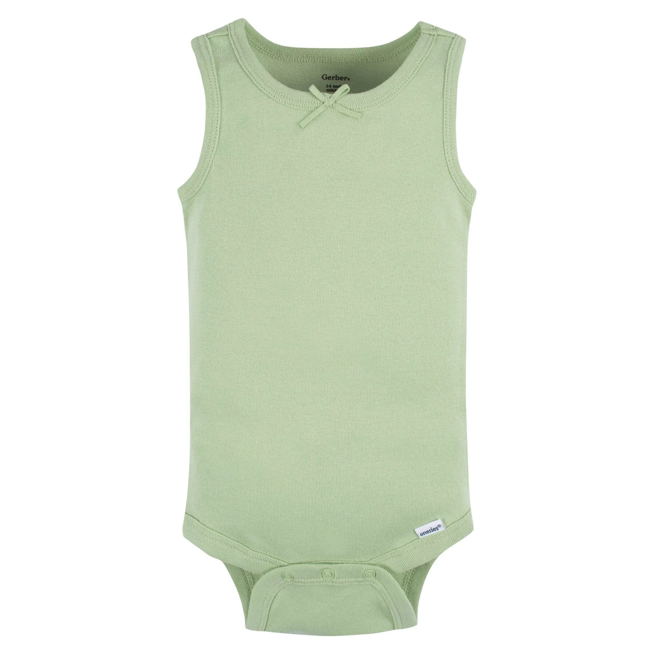 5-Pack Baby Girls Flowers & Rainbows Sleeveless Onesies Bodysuits Gerber Childrenswea