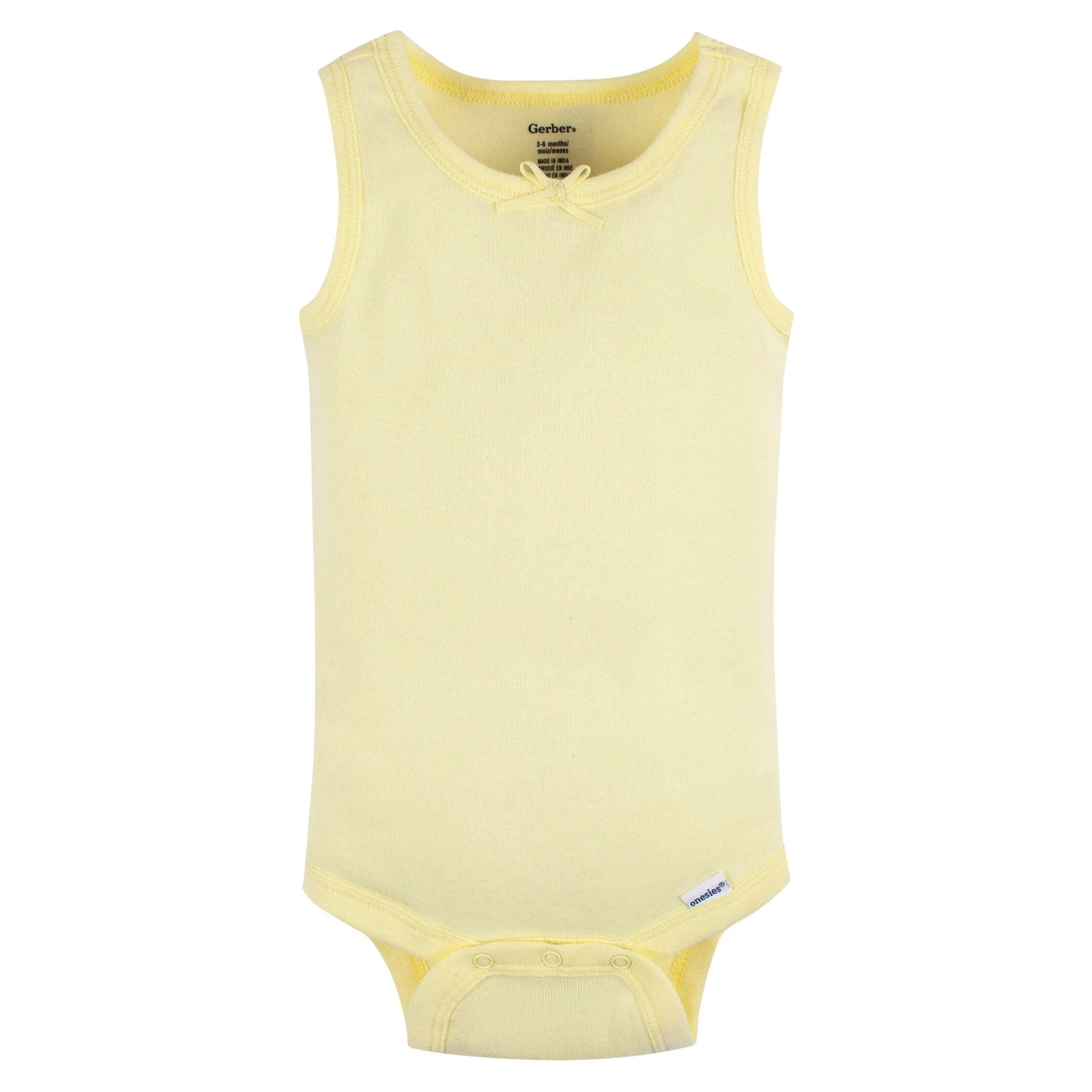 5-Pack Baby Girls Flowers & Rainbows Sleeveless Onesies Bodysuits Gerber Childrenswea