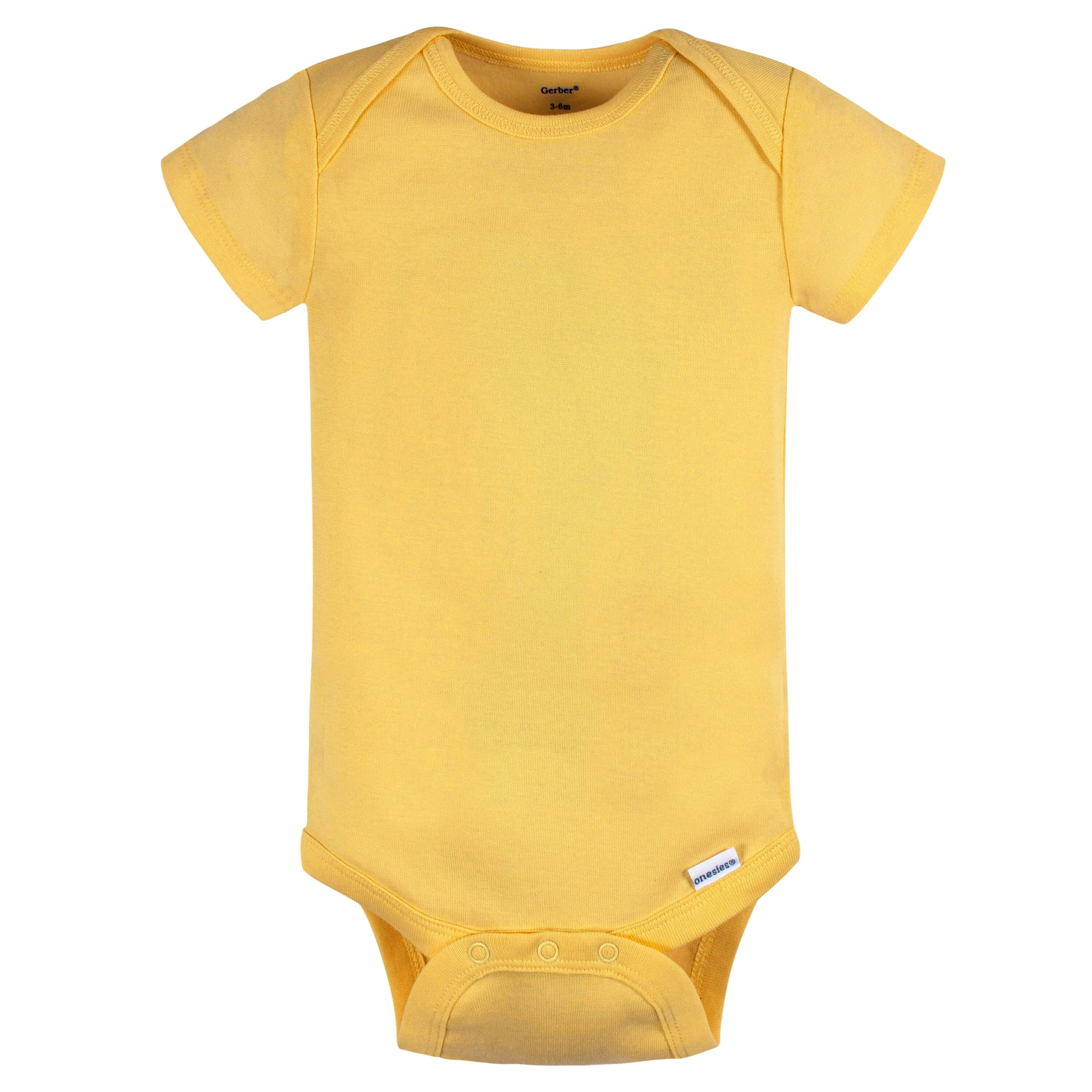 5-Pack Baby Neutral Green/ Brown Short Sleeve Onesies Bodysuits Gerber Childrenswea