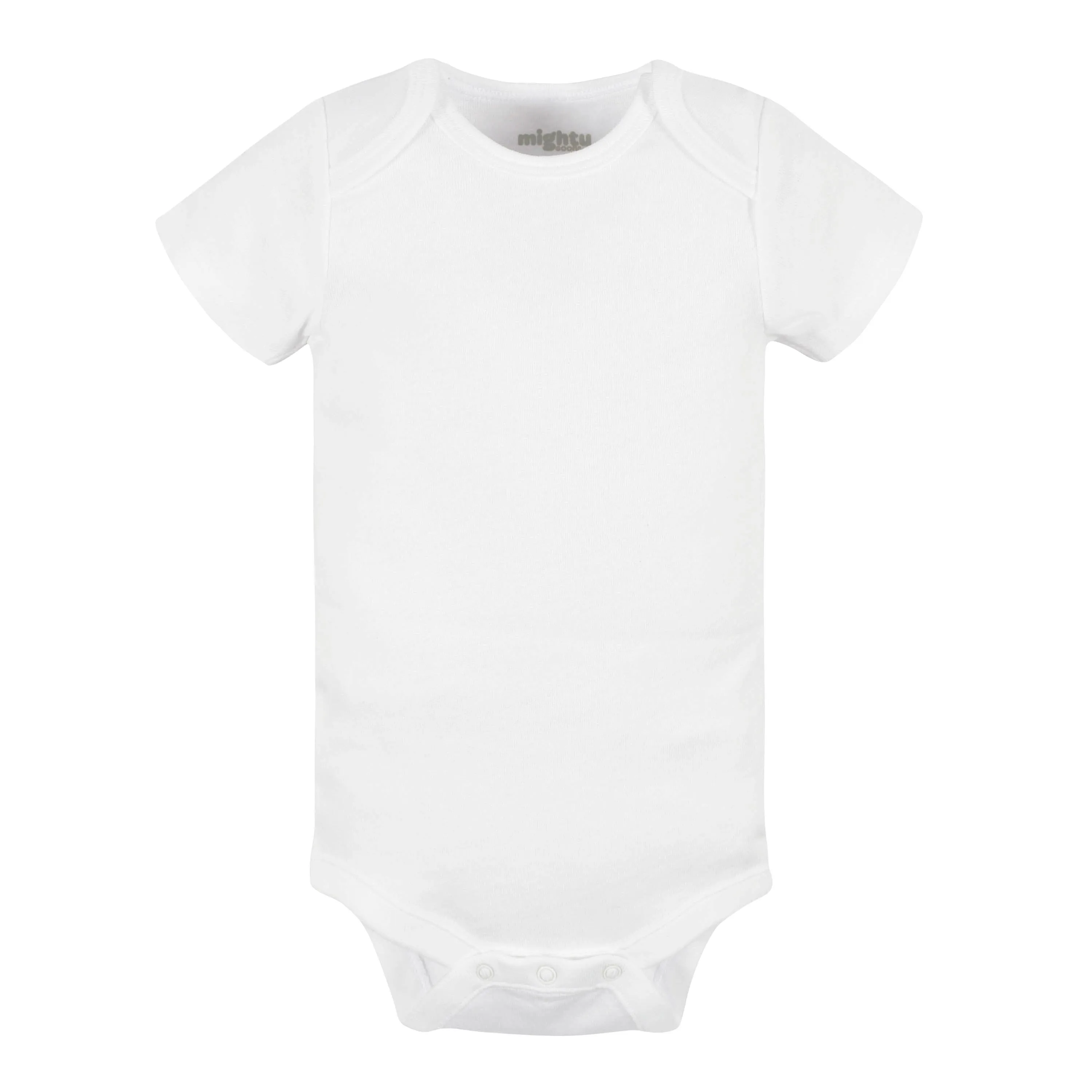 5-Pack Baby Neutral White Short Sleeve Bodysuits Gerber Childrenswea