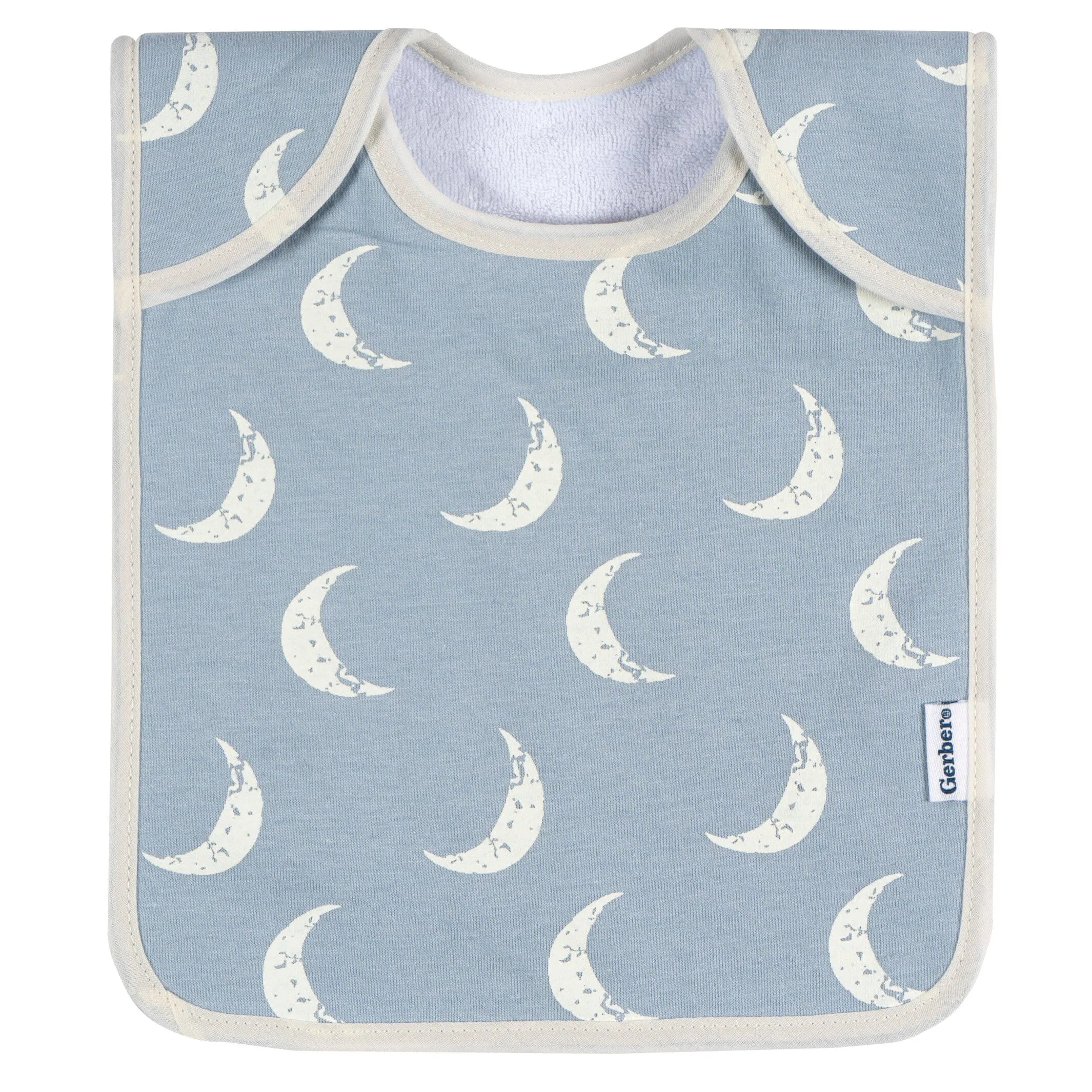 8-Pack Baby Boys Space Jersey Lap Shoulder Bibs Gerber Childrenswea