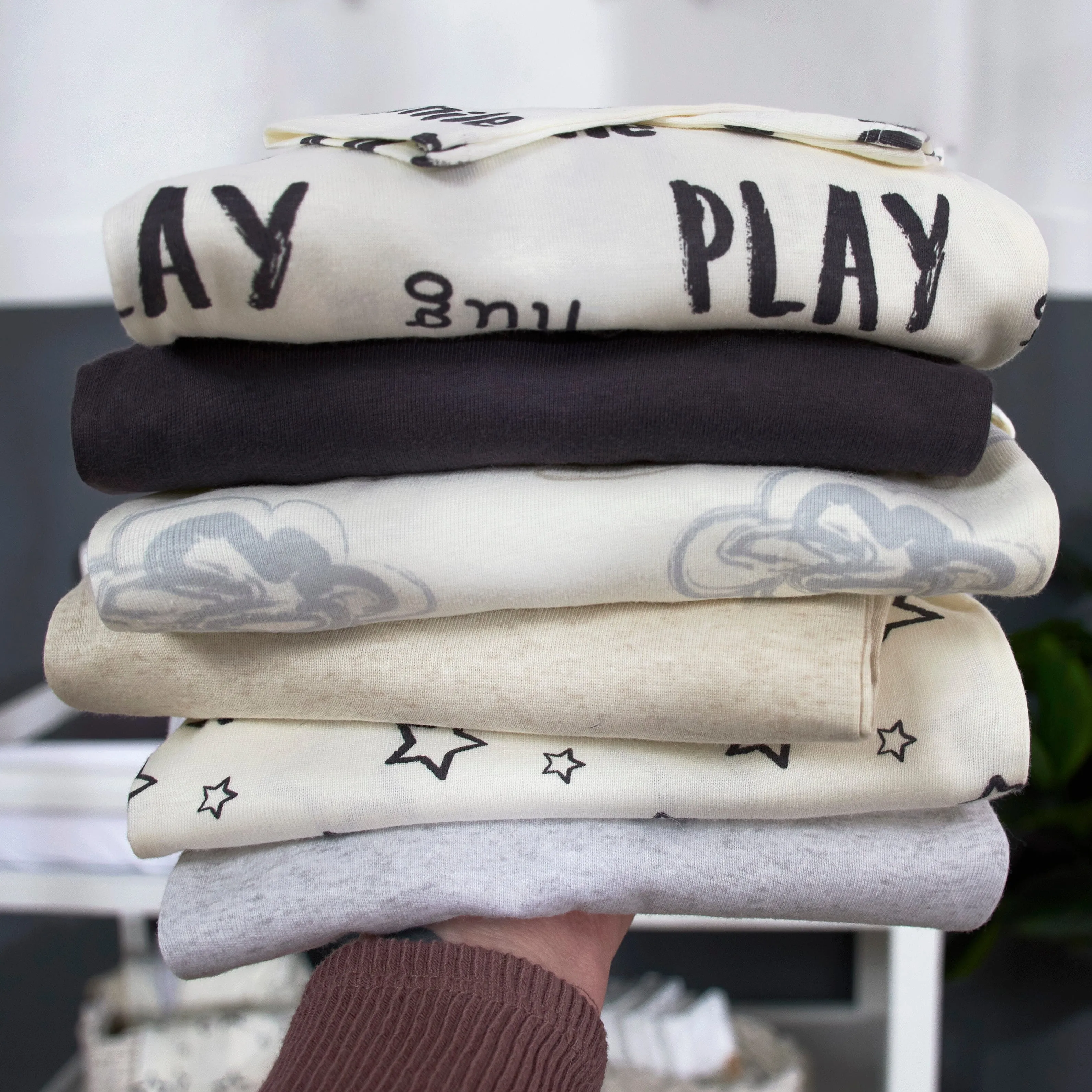 8-Pack Baby Neutral Words Onesies Brand Bodysuits Gerber Childrenswea