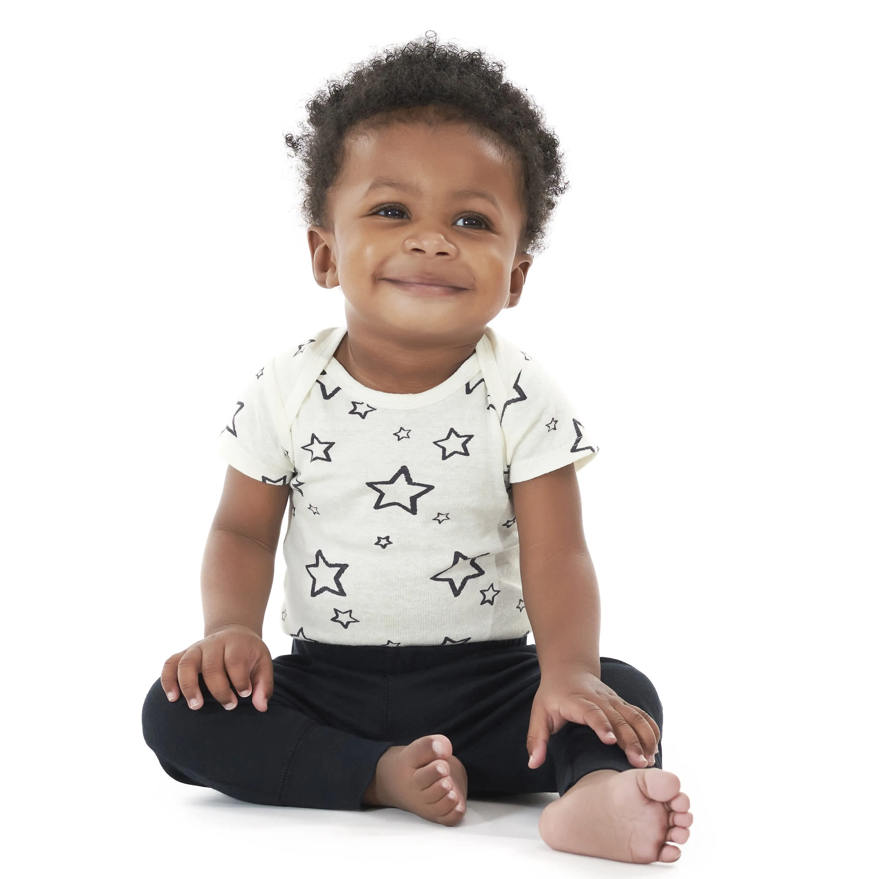 8-Pack Baby Neutral Words Onesies Brand Bodysuits Gerber Childrenswea