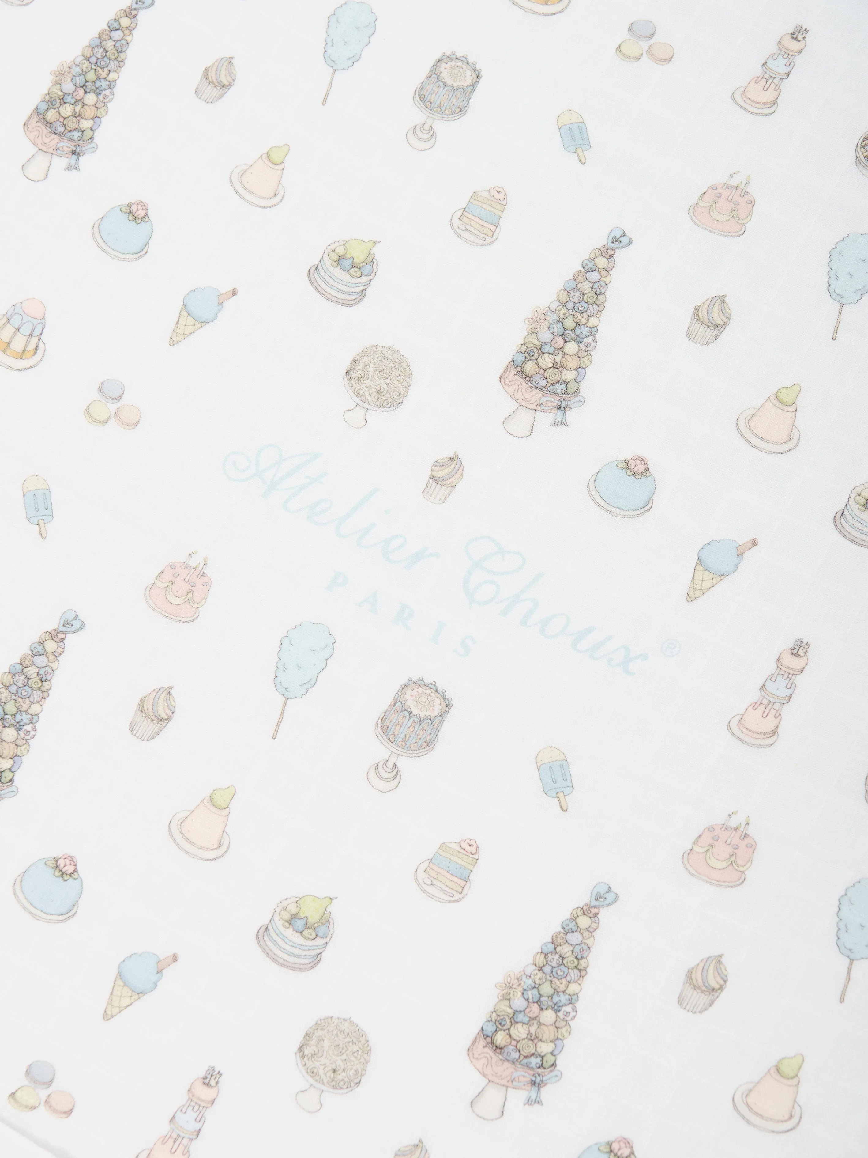 Atelier Choux Baby Boys Sweetie Pie Swaddle in  Blue (100cm)