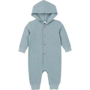 Baby Boys Blue Hooded Romper Gerber Childrenswea