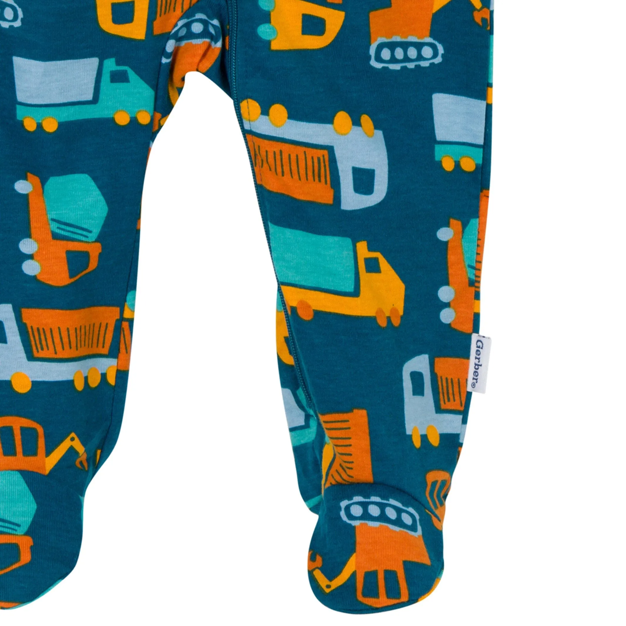 Baby Boys Colorful Construction Sleep 'N Play Gerber Childrenswea