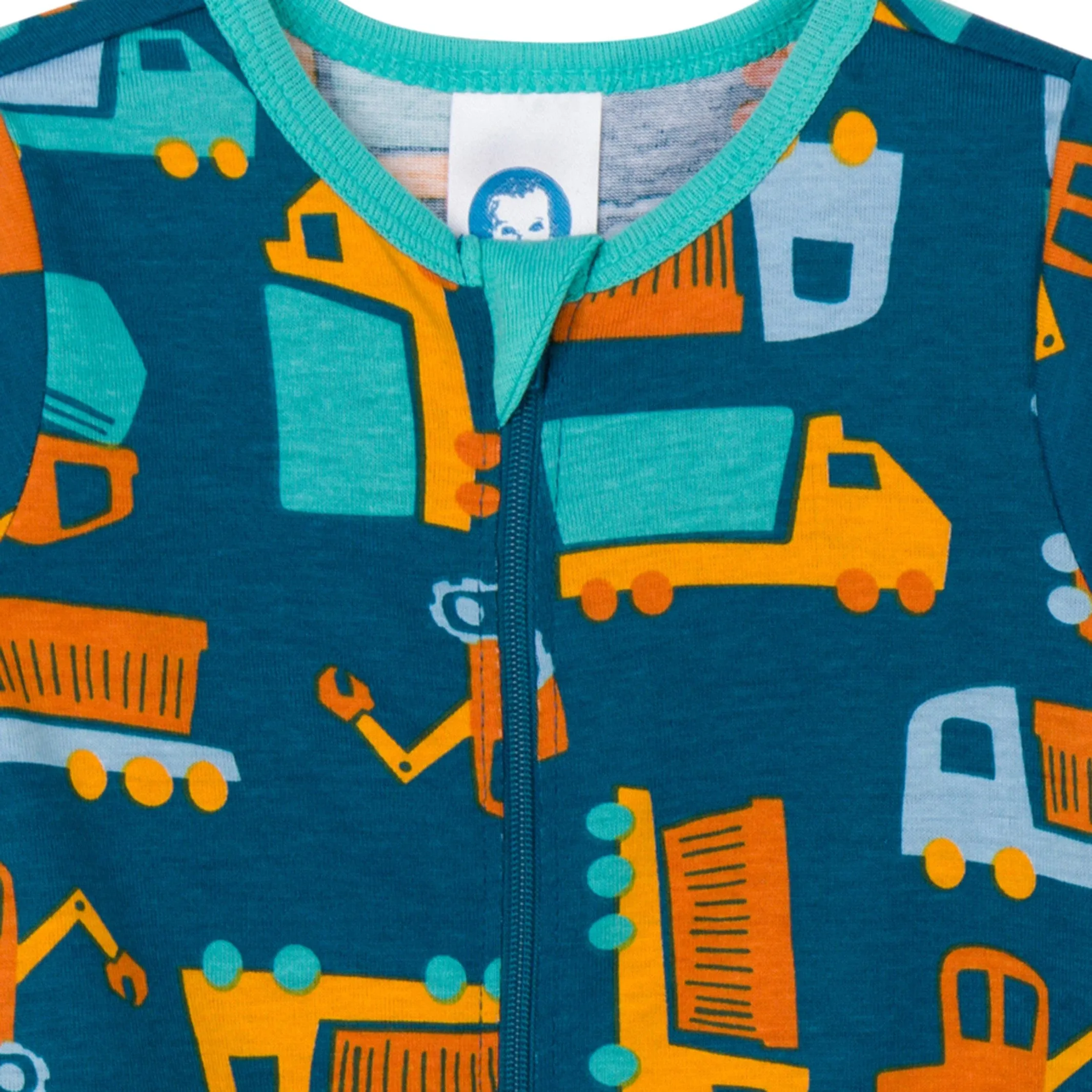 Baby Boys Colorful Construction Sleep 'N Play Gerber Childrenswea