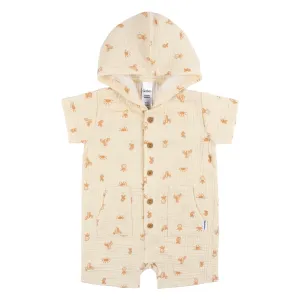 Baby Boys Desert Cotton Gauze Hooded Romper Gerber Childrenswea