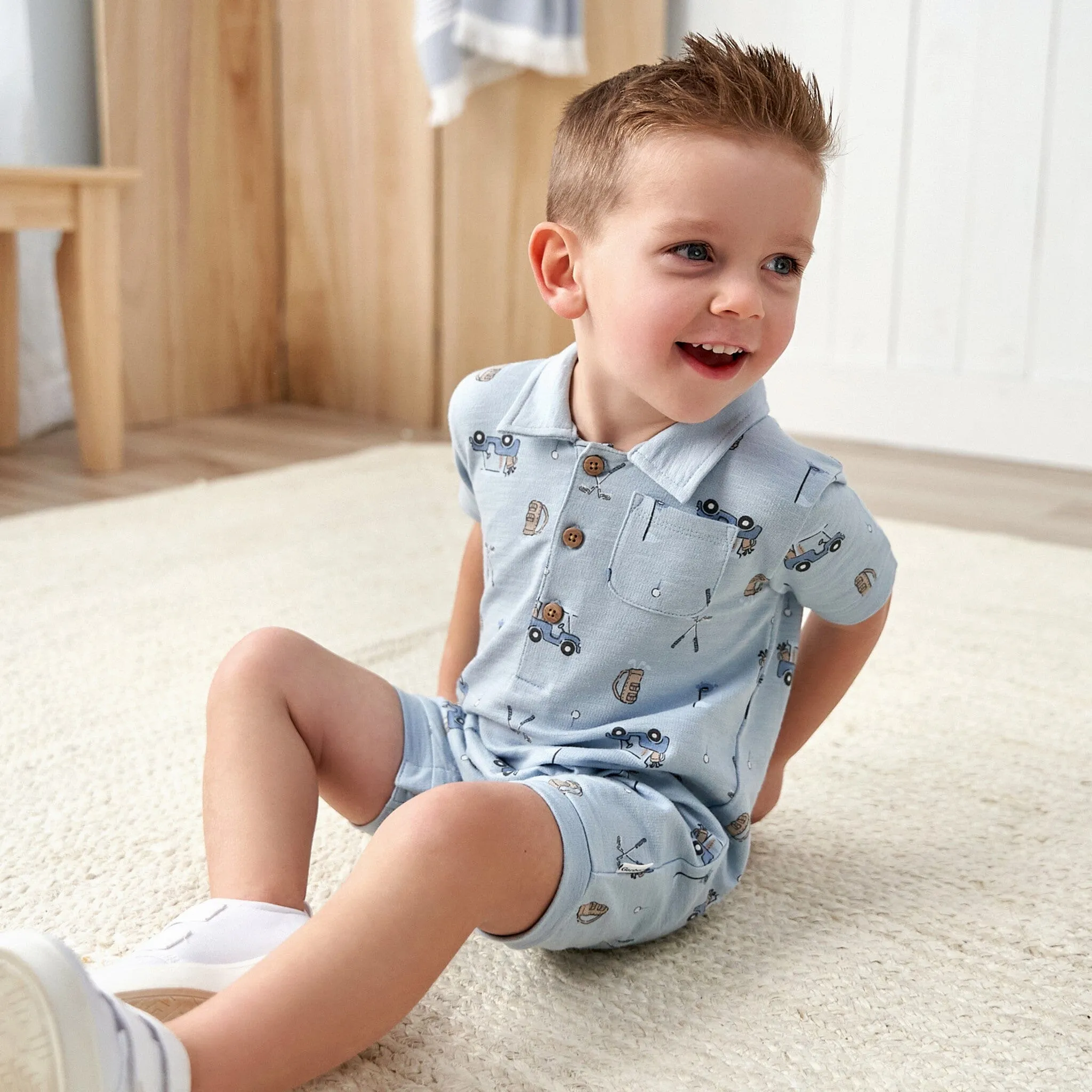 Baby Boys Golf Polo Romper Gerber Childrenswea