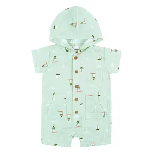 Baby Boys Sea Scene Hooded Romper Gerber Childrenswea