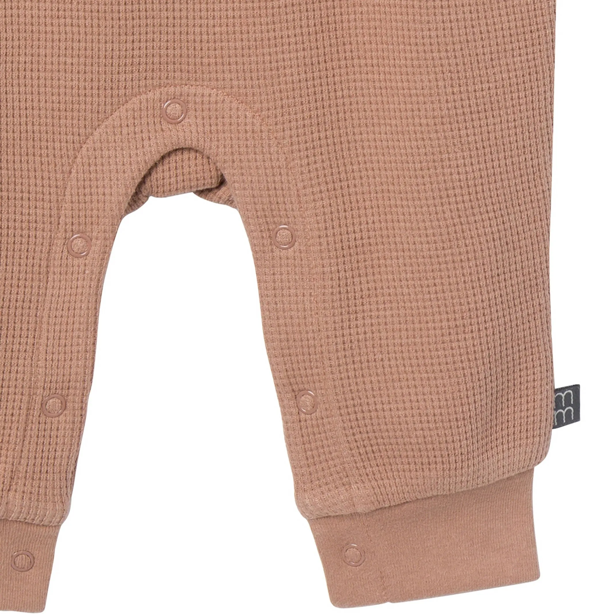Baby Boys Taupe Waffle Slouch Romper Gerber Childrenswea