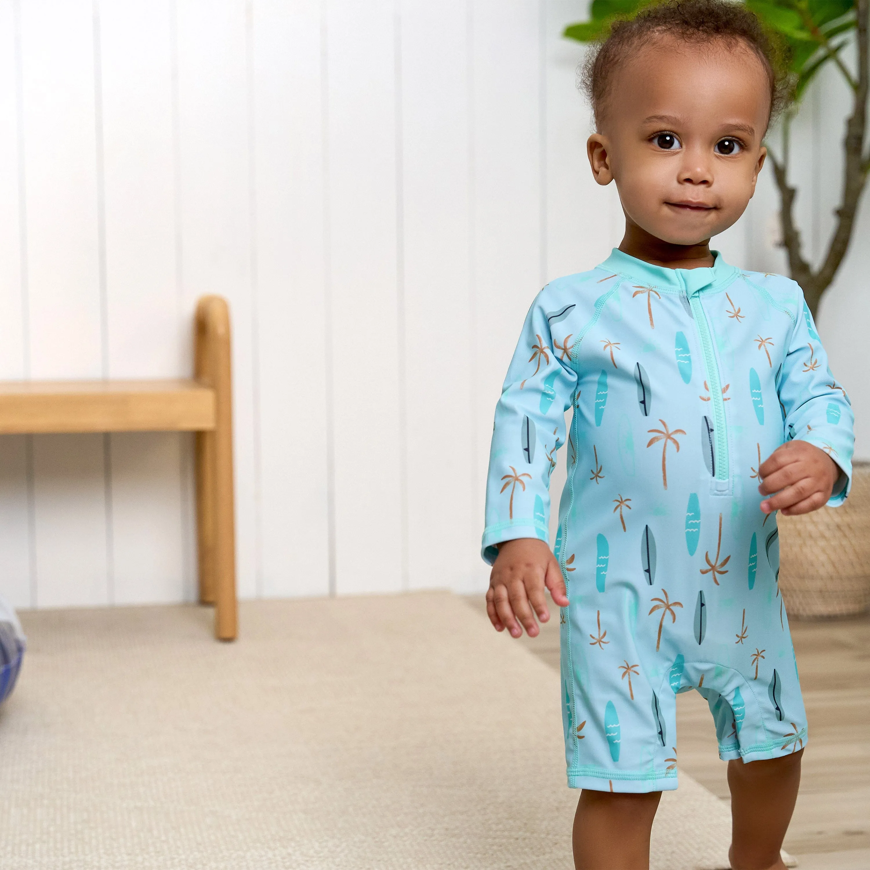 Baby Boys UPF 50  Surfboard Rash Guard Gerber Childrenswea