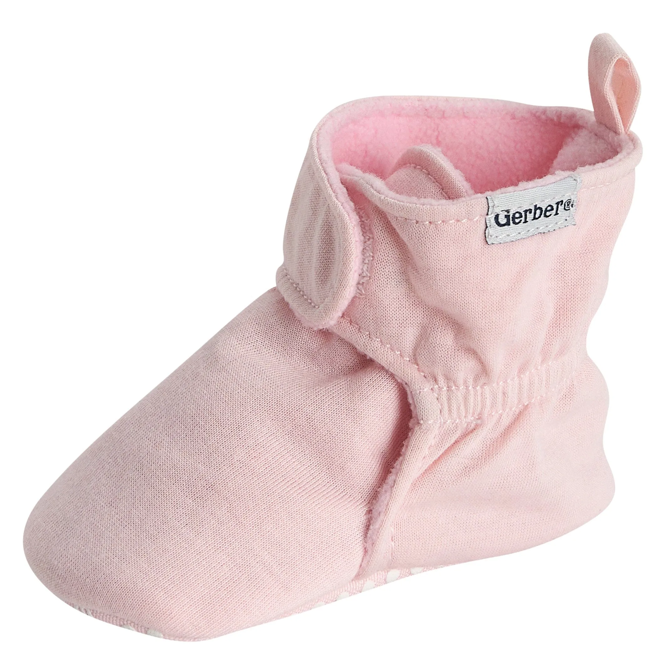 Baby Girls Pink Soft Booties Gerber Childrenswea