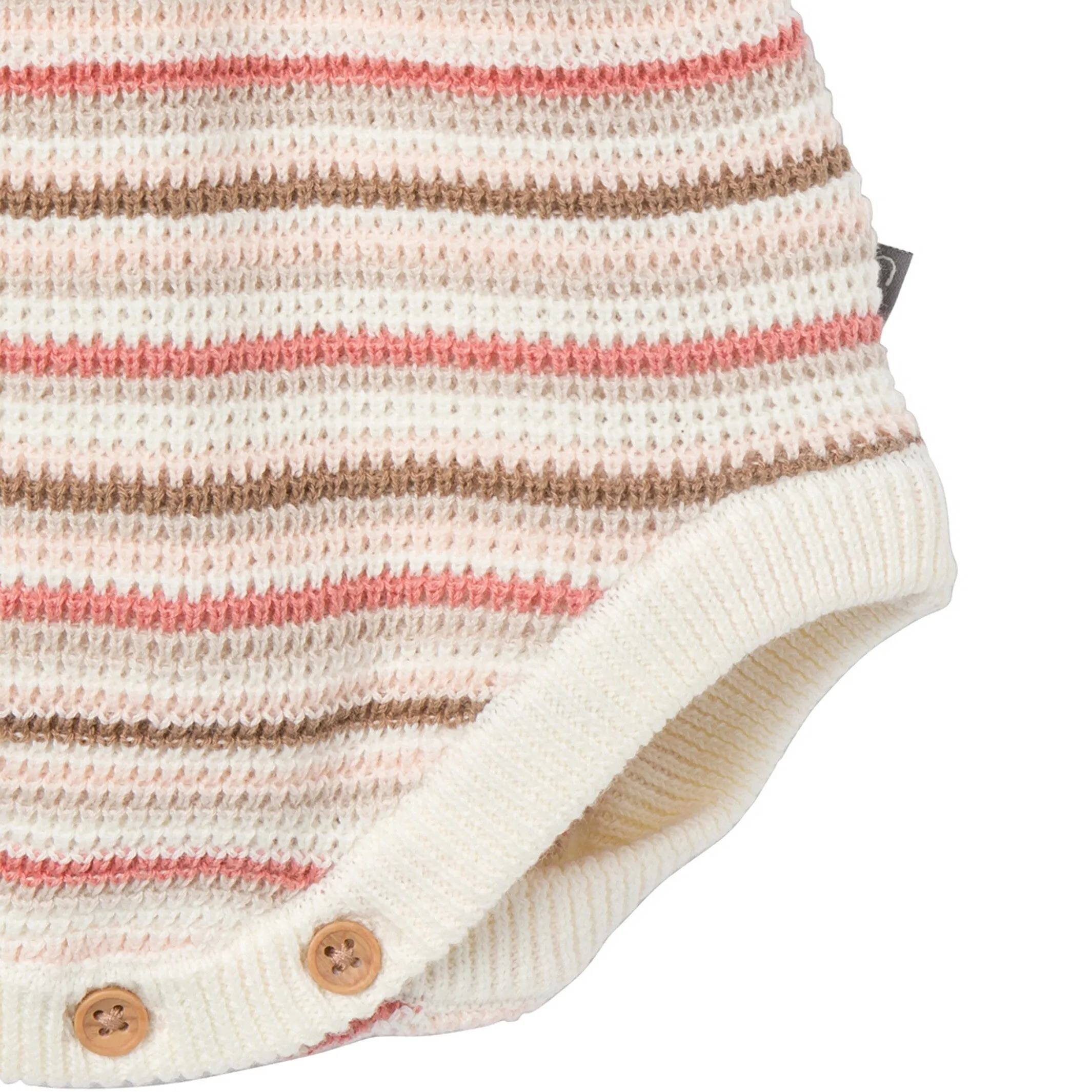 Baby Girls Pink Stripe Crochet Sunsuit Romper Gerber Childrenswea