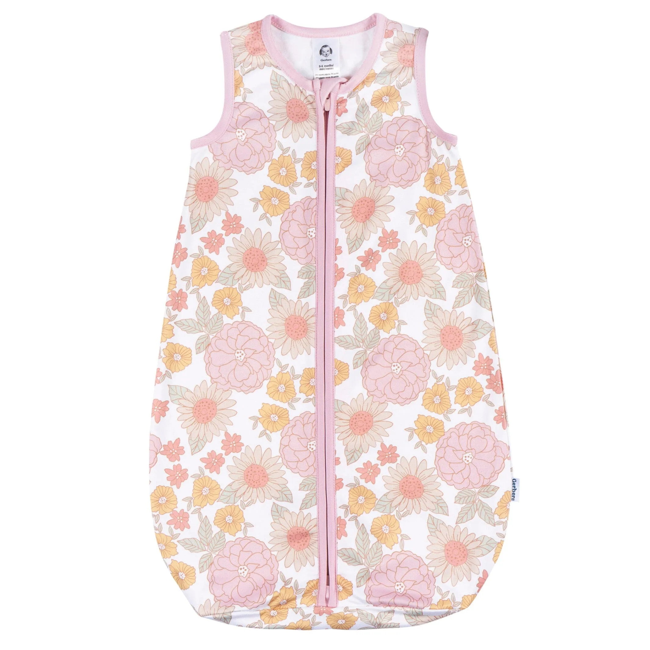 Baby Girls Retro Floral Sleepbag Wearable Blanket Gerber Childrenswea