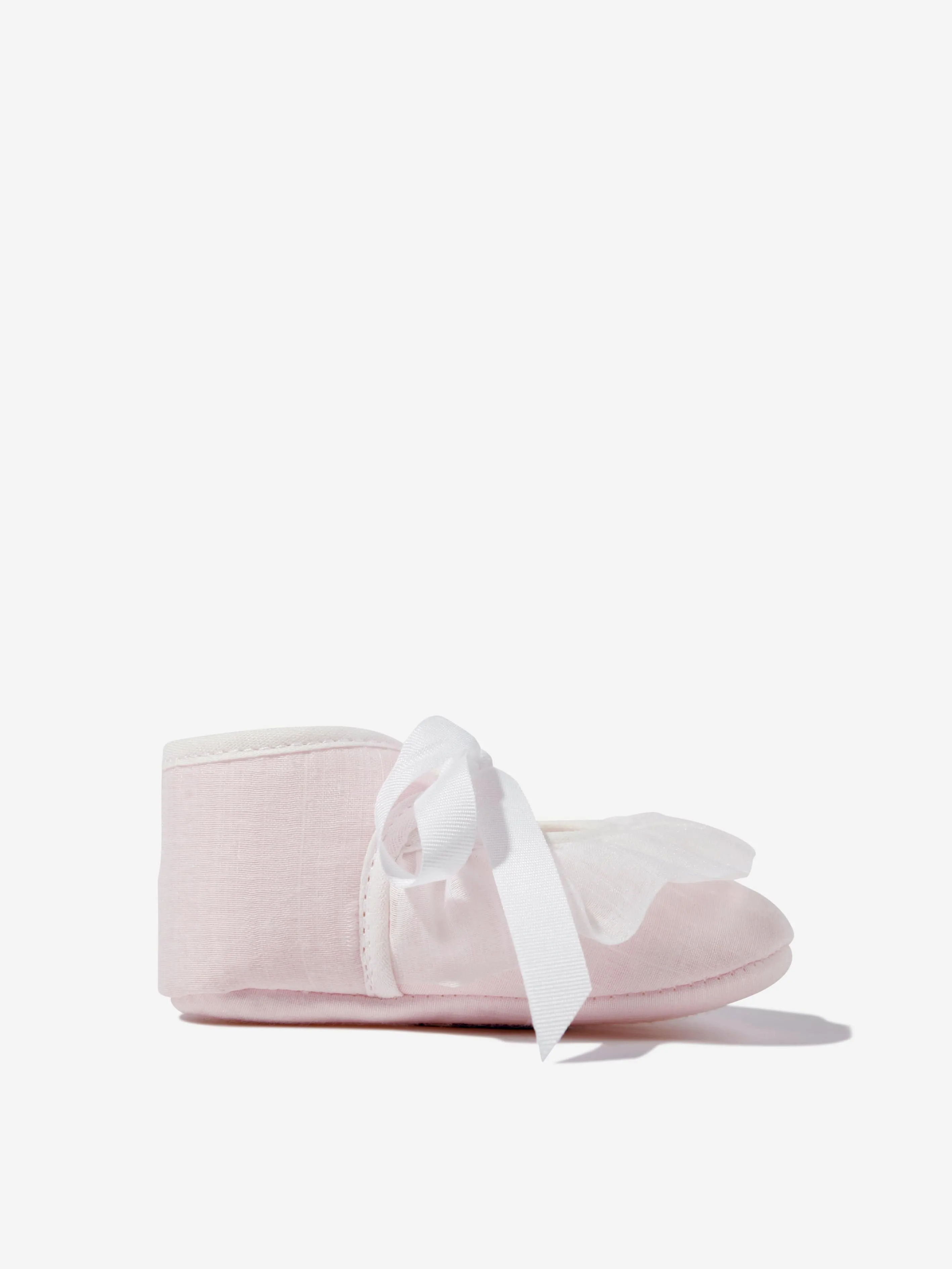 Baby Girls Ruffle Pre-Walker Shoes in Pink