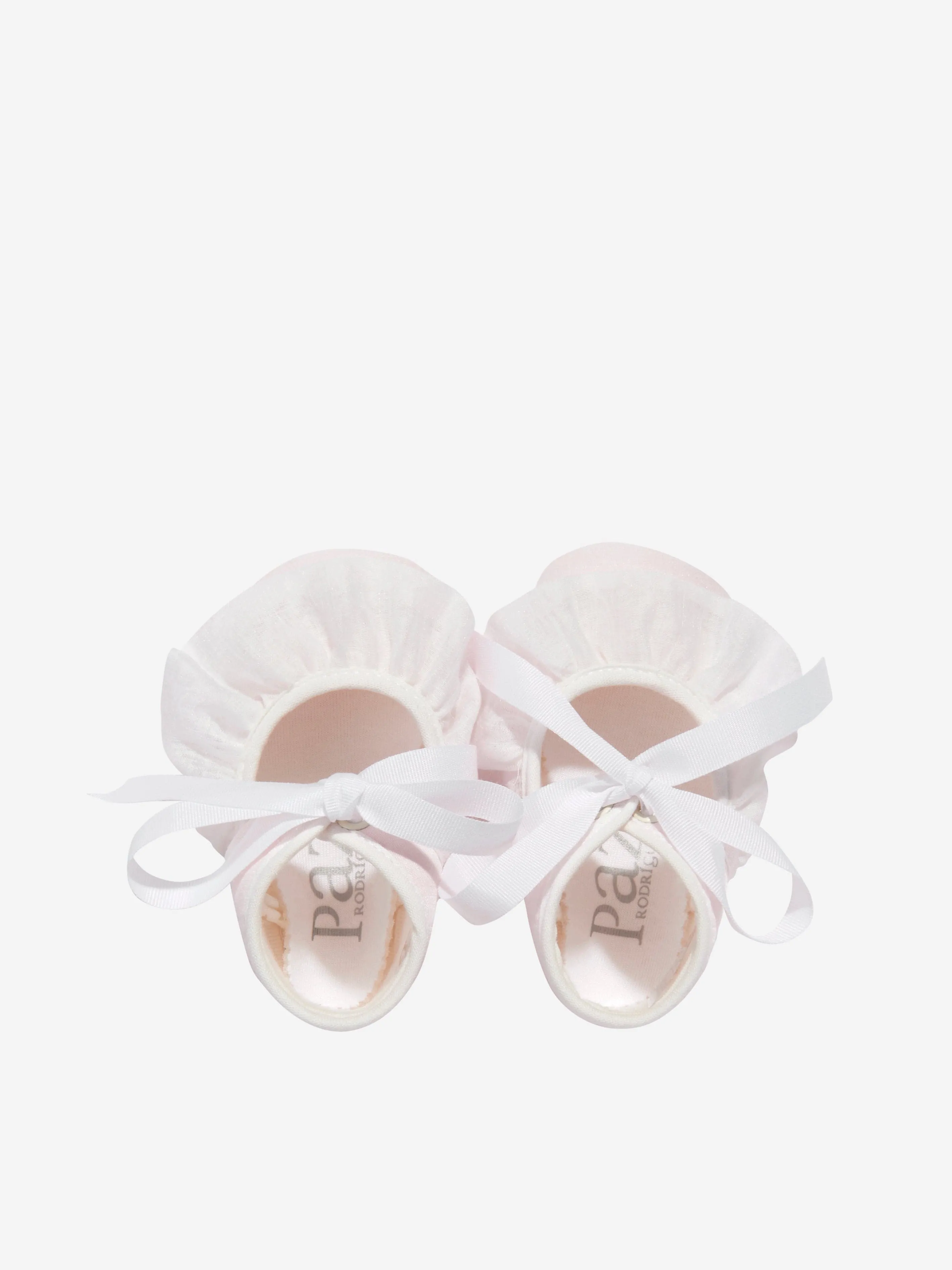 Baby Girls Ruffle Pre-Walker Shoes in Pink
