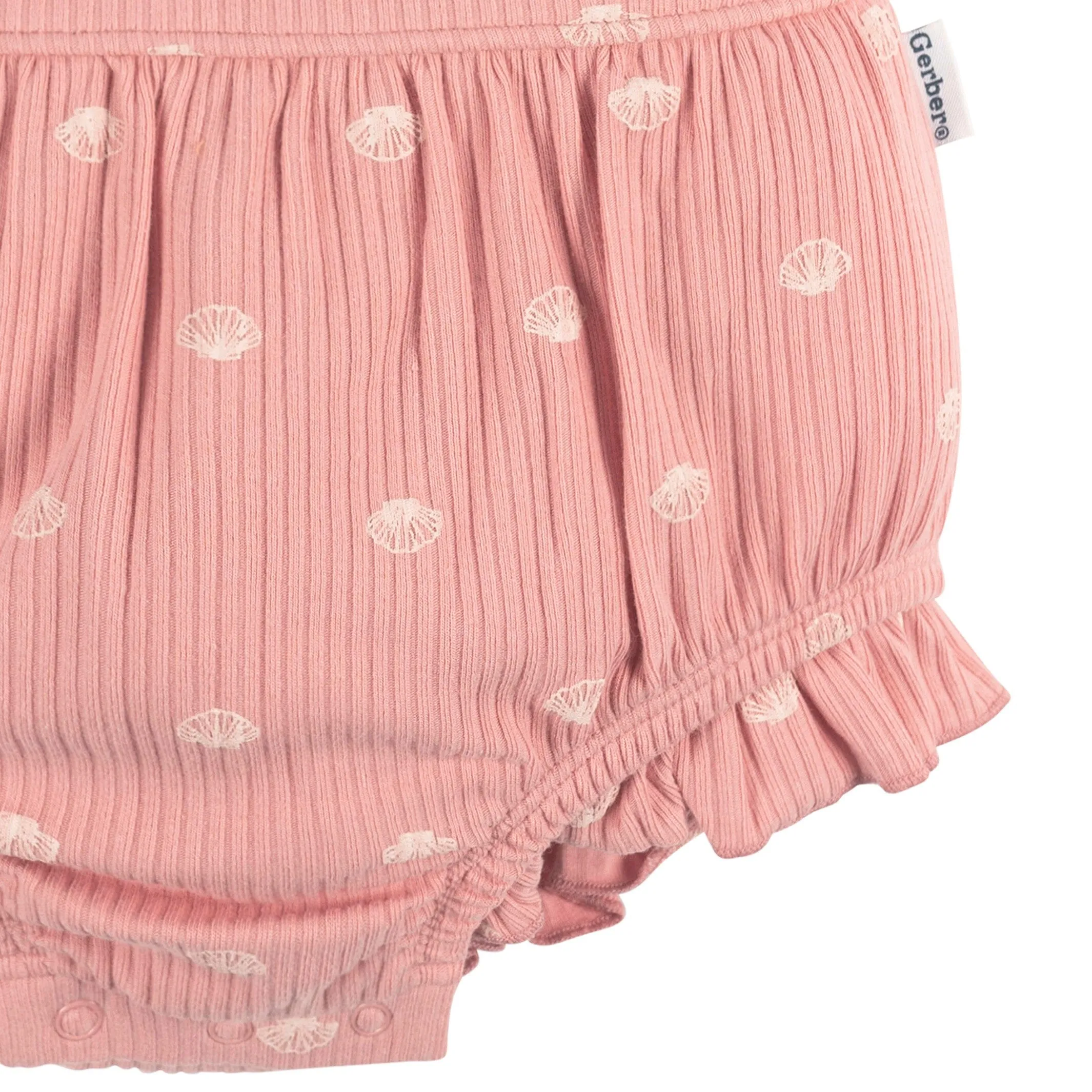 Baby Girls Seashell Bubble Romper Gerber Childrenswea