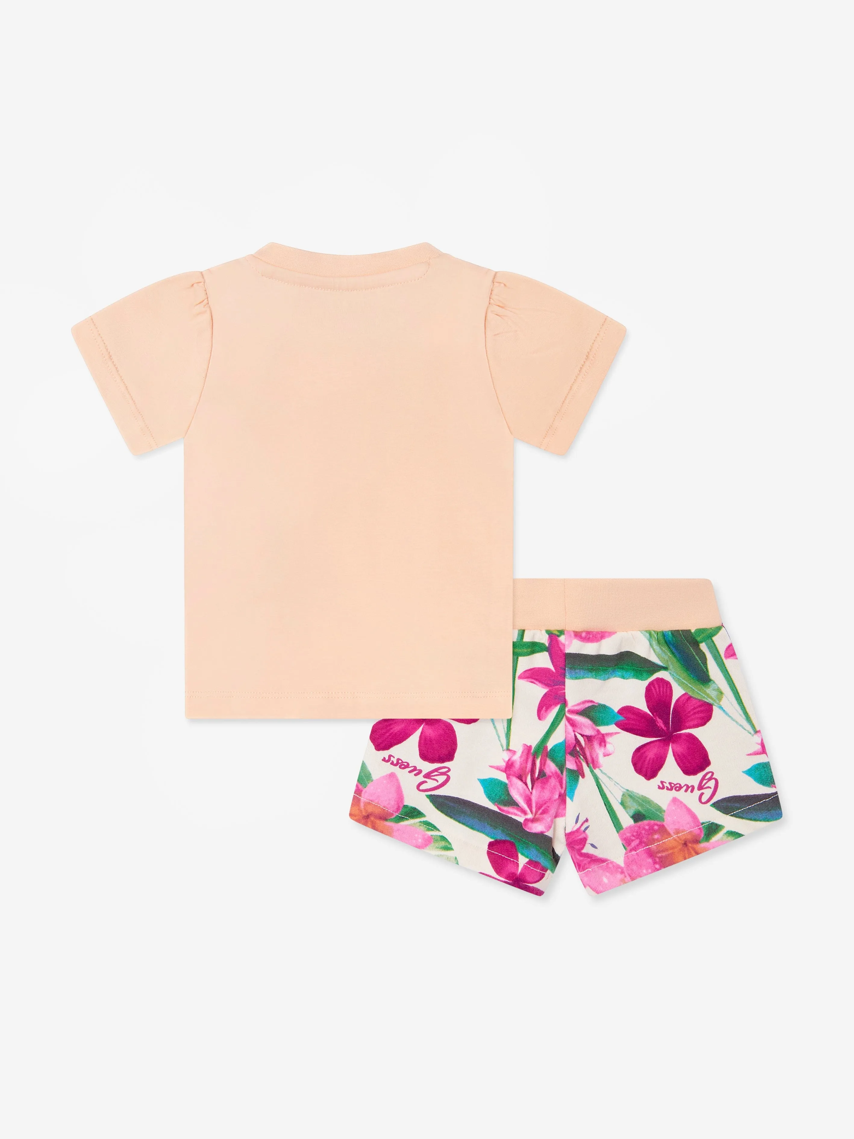 Baby Girls Short Set in Orange