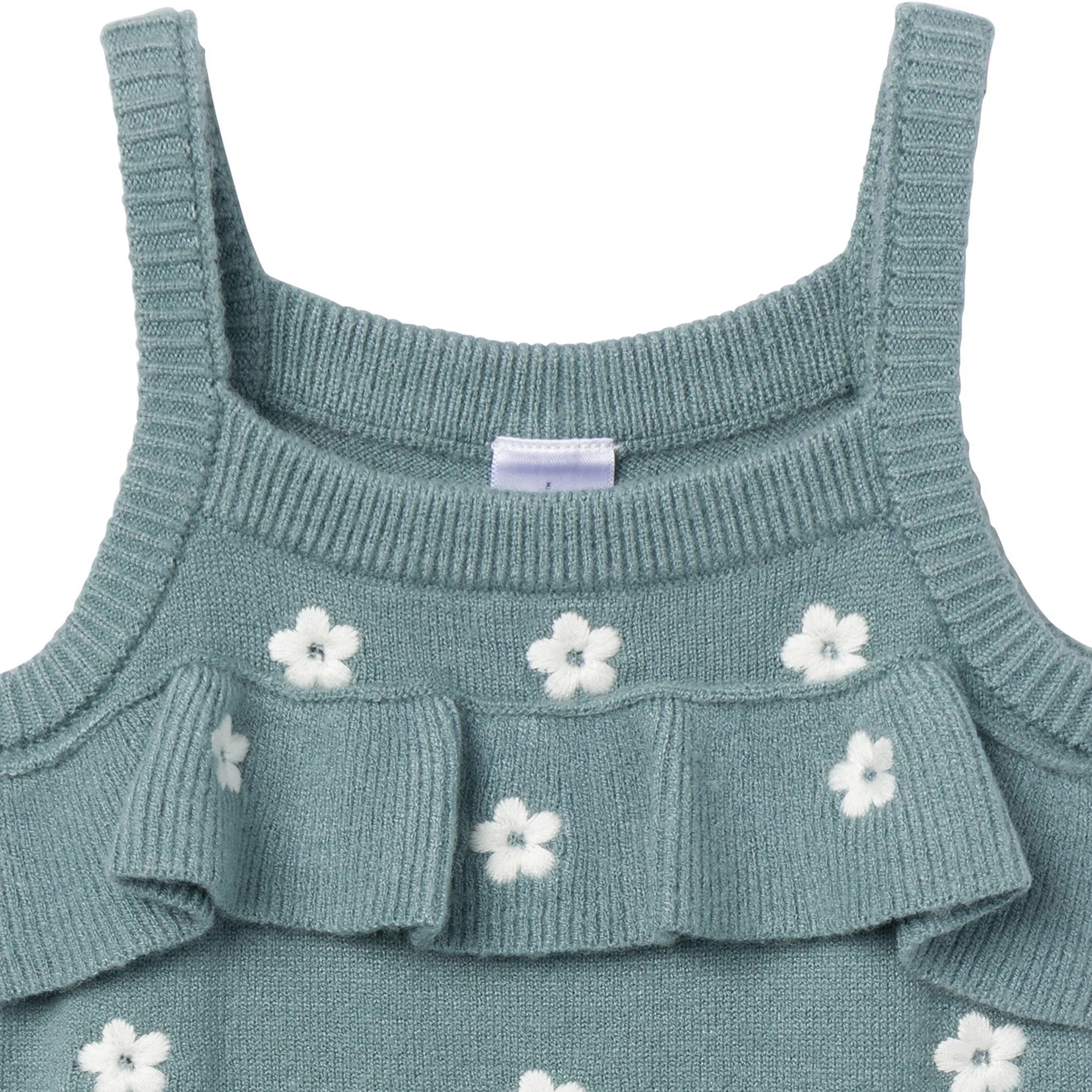 Baby Girls Teal Floral Jersey Sunsuit Romper Gerber Childrenswea