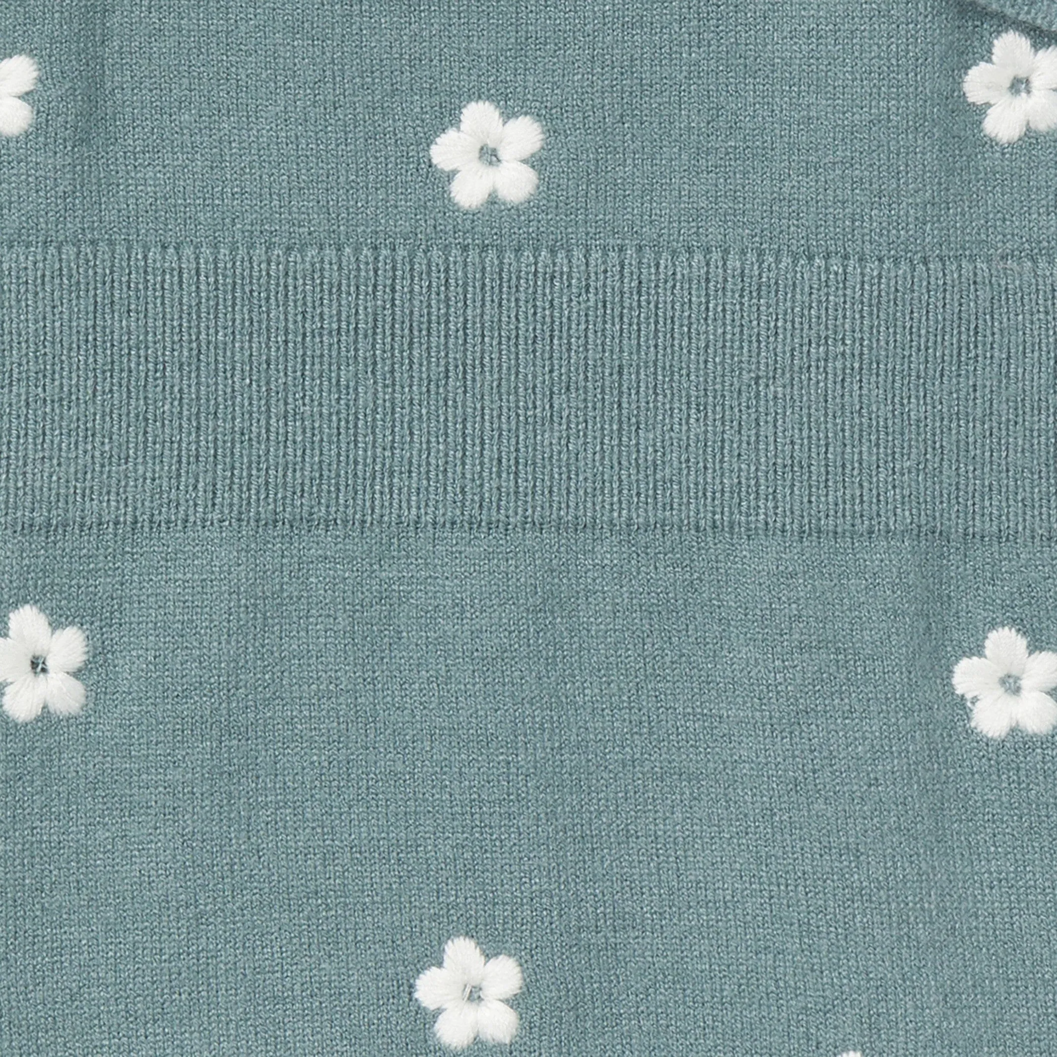 Baby Girls Teal Floral Jersey Sunsuit Romper Gerber Childrenswea