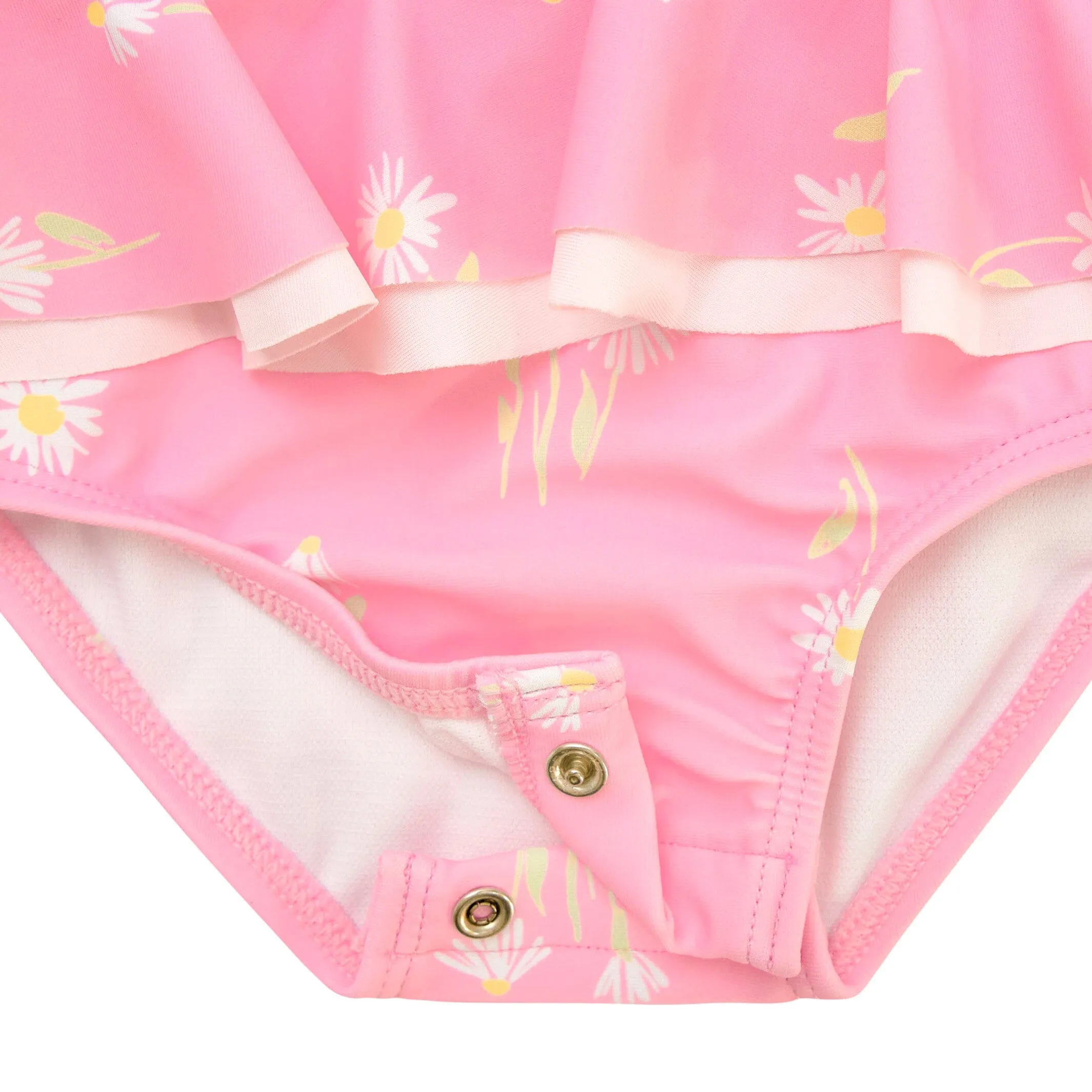 Baby Girls UPF 50  Daisies One-Piece Swimsuit Gerber Childrenswea