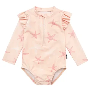 Baby Girls UPF 50  Starfish Rash Guard Gerber Childrenswea