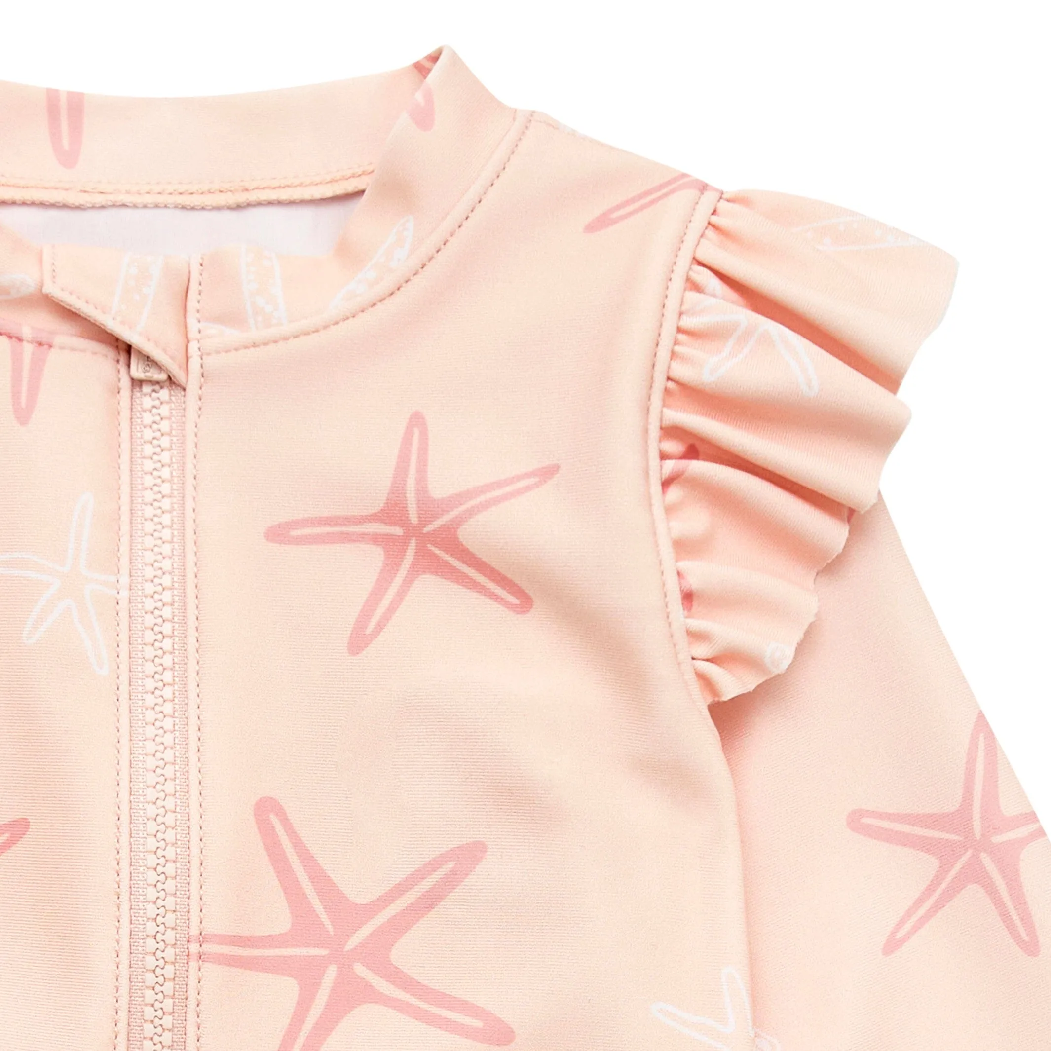 Baby Girls UPF 50  Starfish Rash Guard Gerber Childrenswea