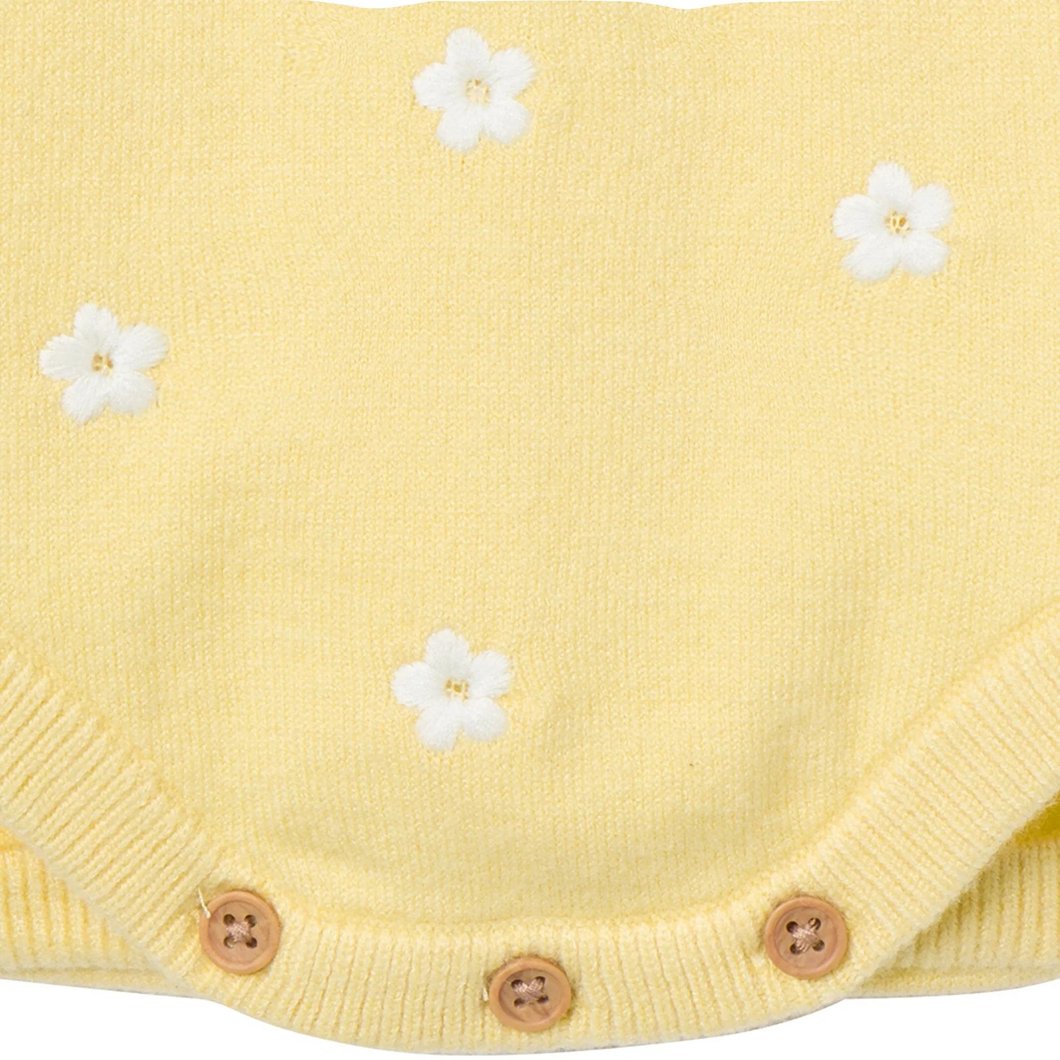 Baby Girls Yellow Floral Jersey Sunsuit Romper Gerber Childrenswea