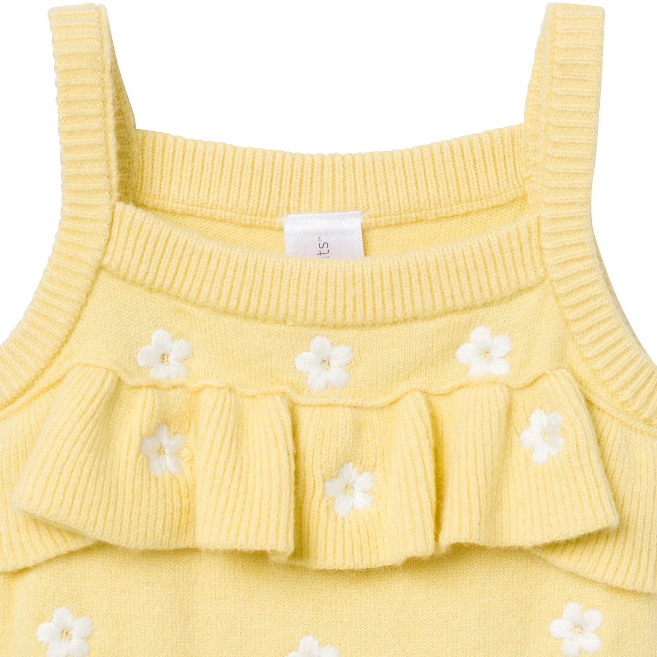 Baby Girls Yellow Floral Jersey Sunsuit Romper Gerber Childrenswea