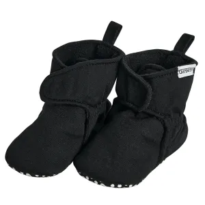 Baby Neutral Black Soft Booties Gerber Childrenswea