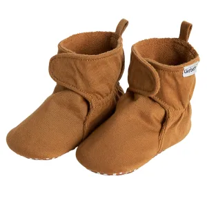 Baby Neutral Brown Soft Booties Gerber Childrenswea