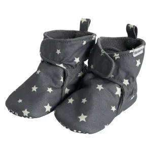 Baby Neutral Gray Stars Soft Booties Gerber Childrenswea
