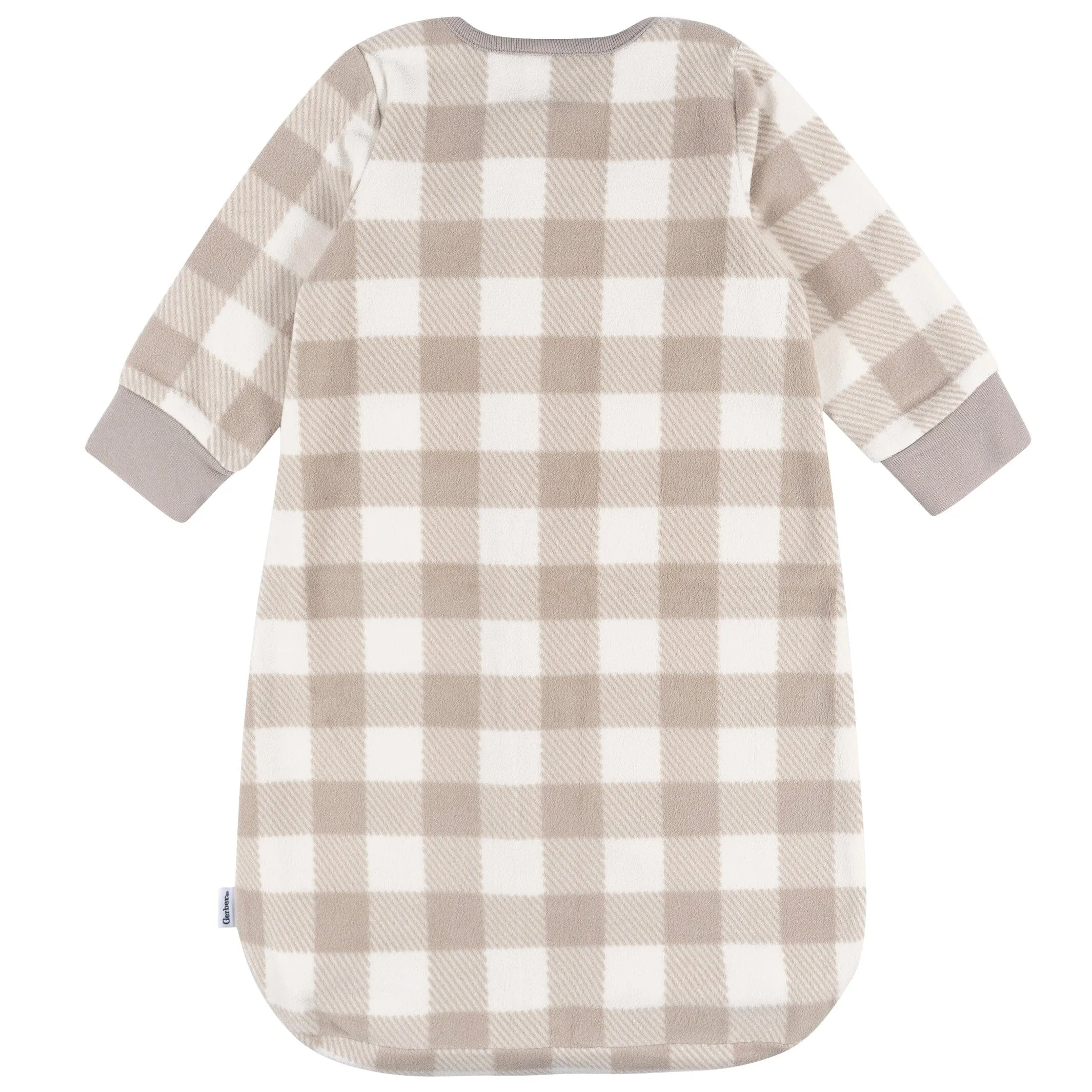 Baby Neutral Grey Plaid Wearable Blanket Gerber Childrenswea