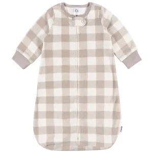 Baby Neutral Grey Plaid Wearable Blanket Gerber Childrenswea
