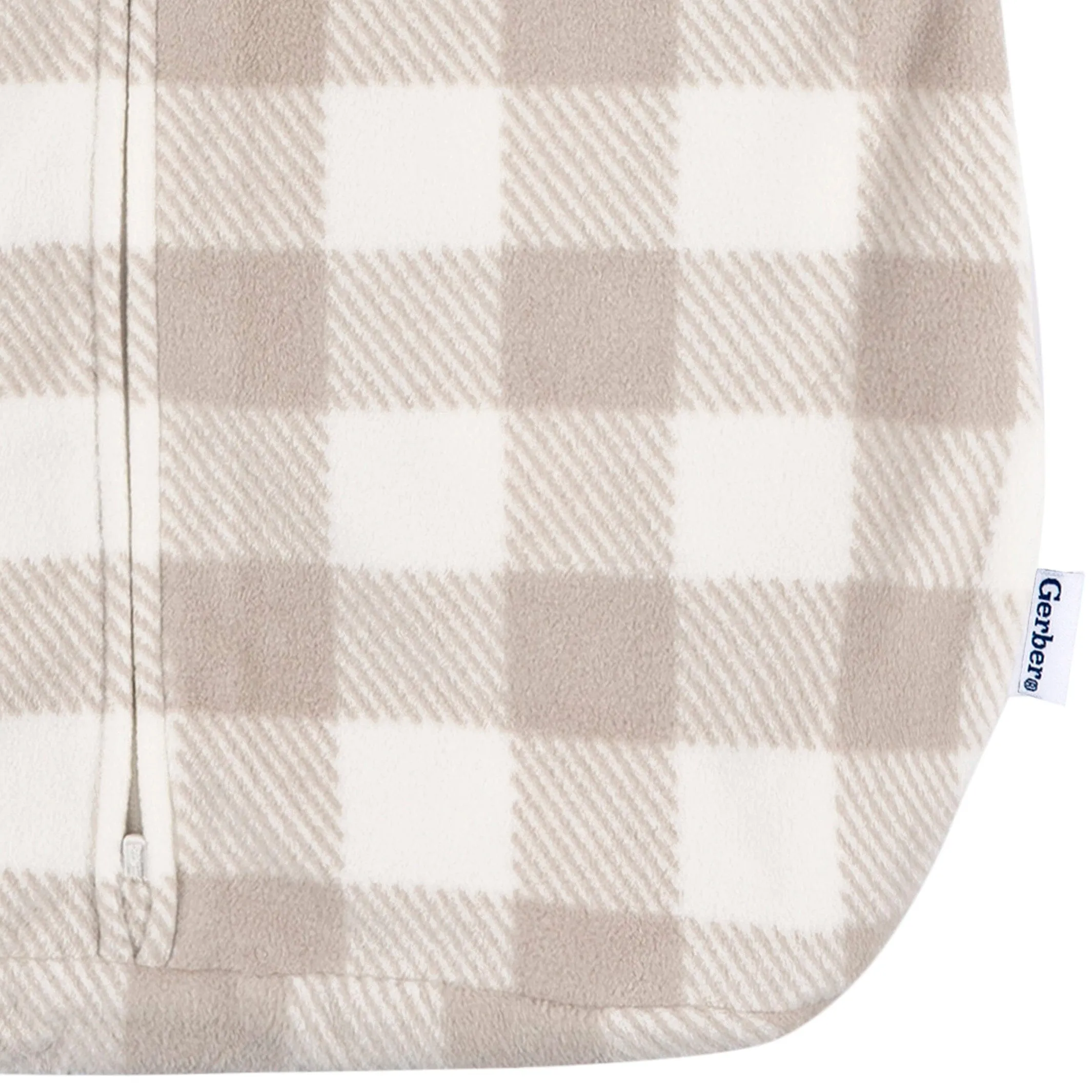 Baby Neutral Grey Plaid Wearable Blanket Gerber Childrenswea