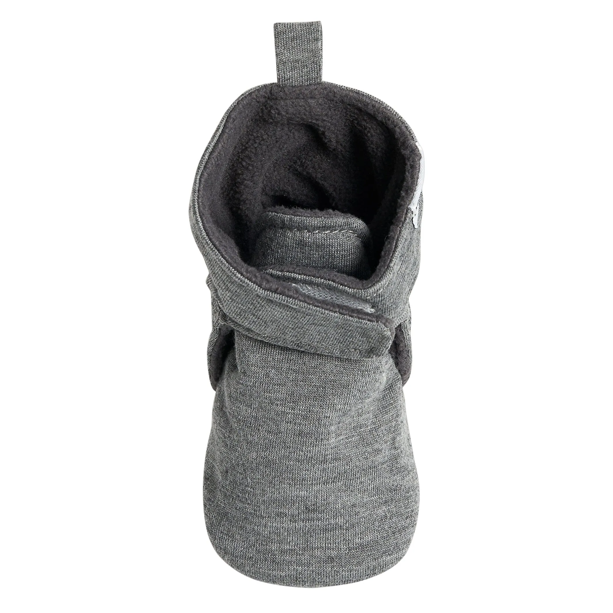 Baby Neutral Heather Gray Soft Booties Gerber Childrenswea