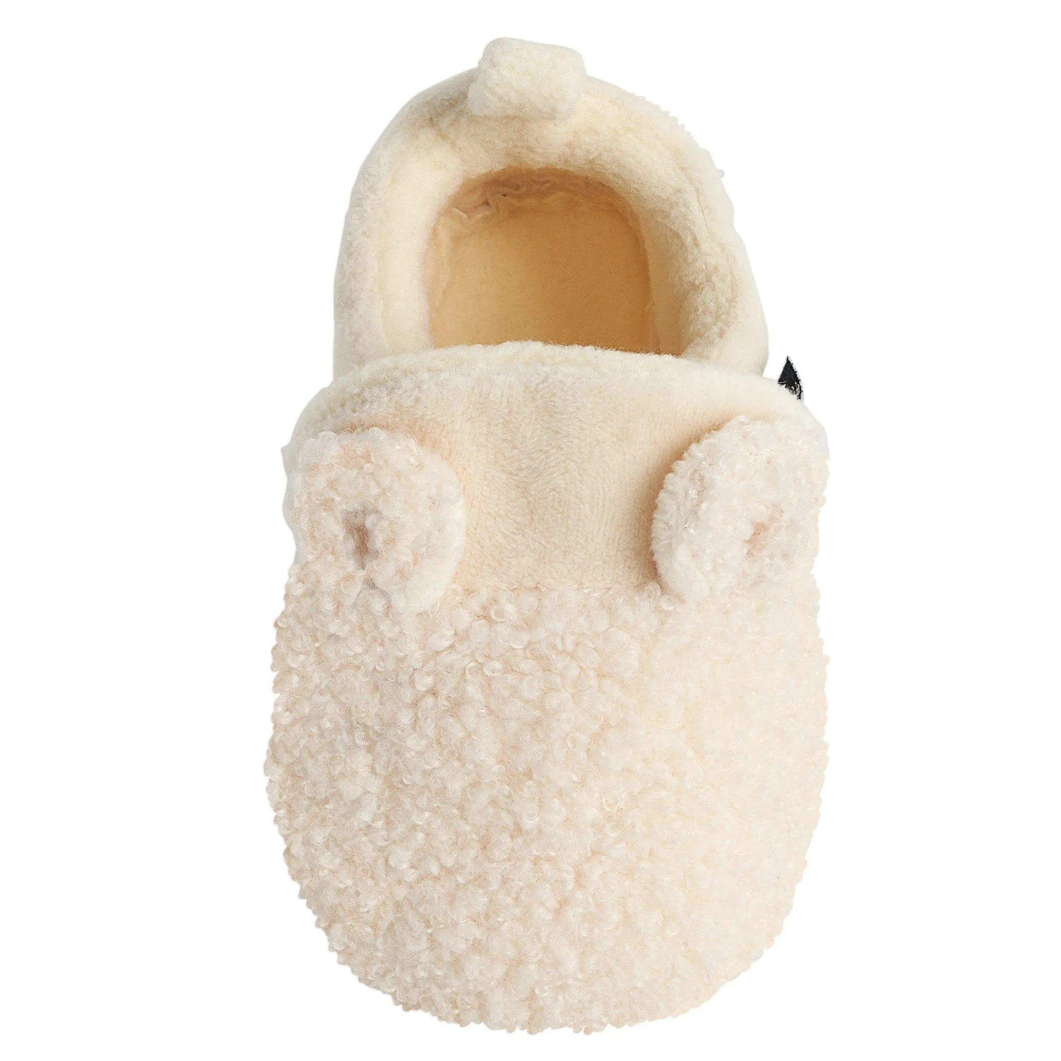 Baby Neutral Ivory Sherpa Booties Gerber Childrenswea