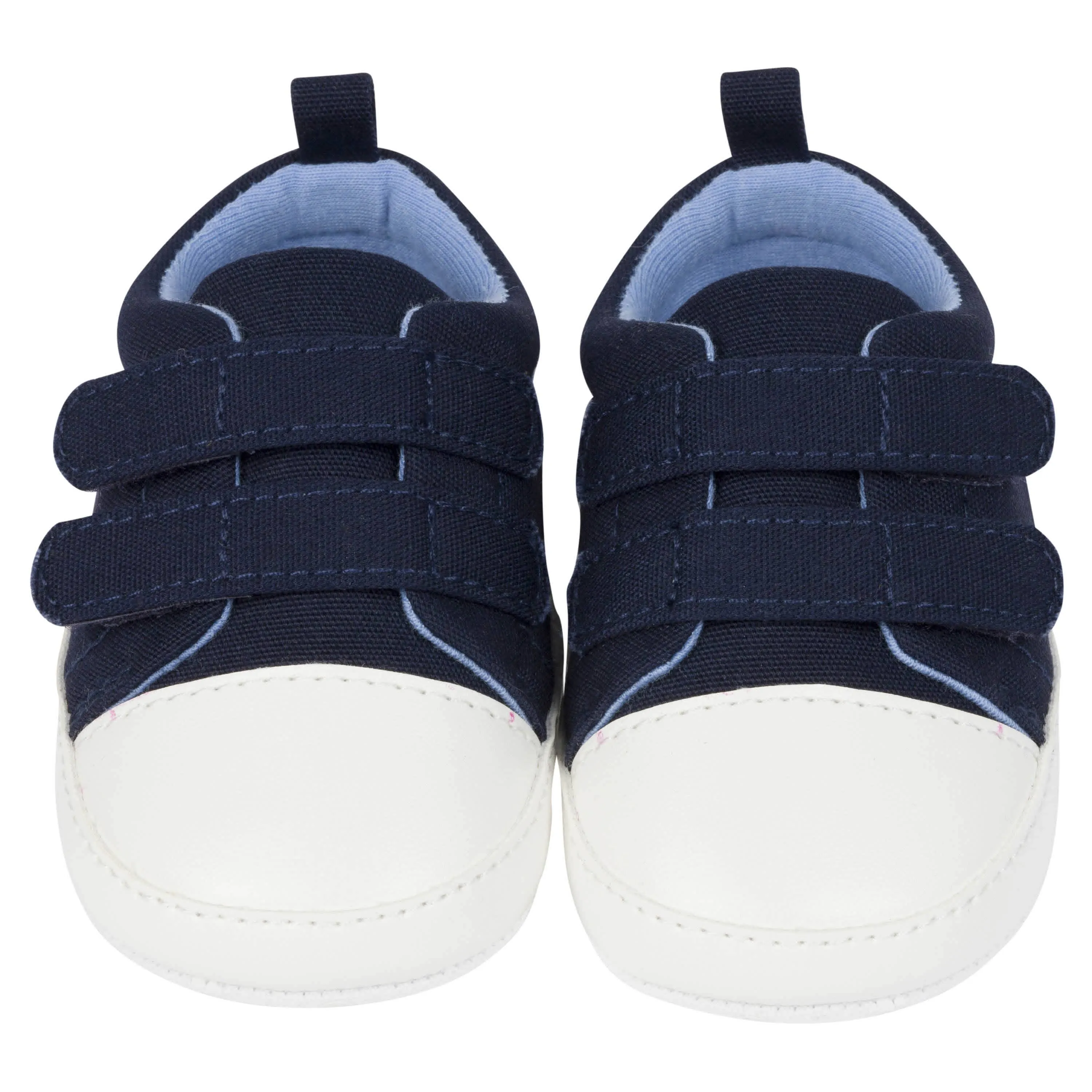 Baby Neutral Navy Canvas Sneakers Gerber Childrenswea