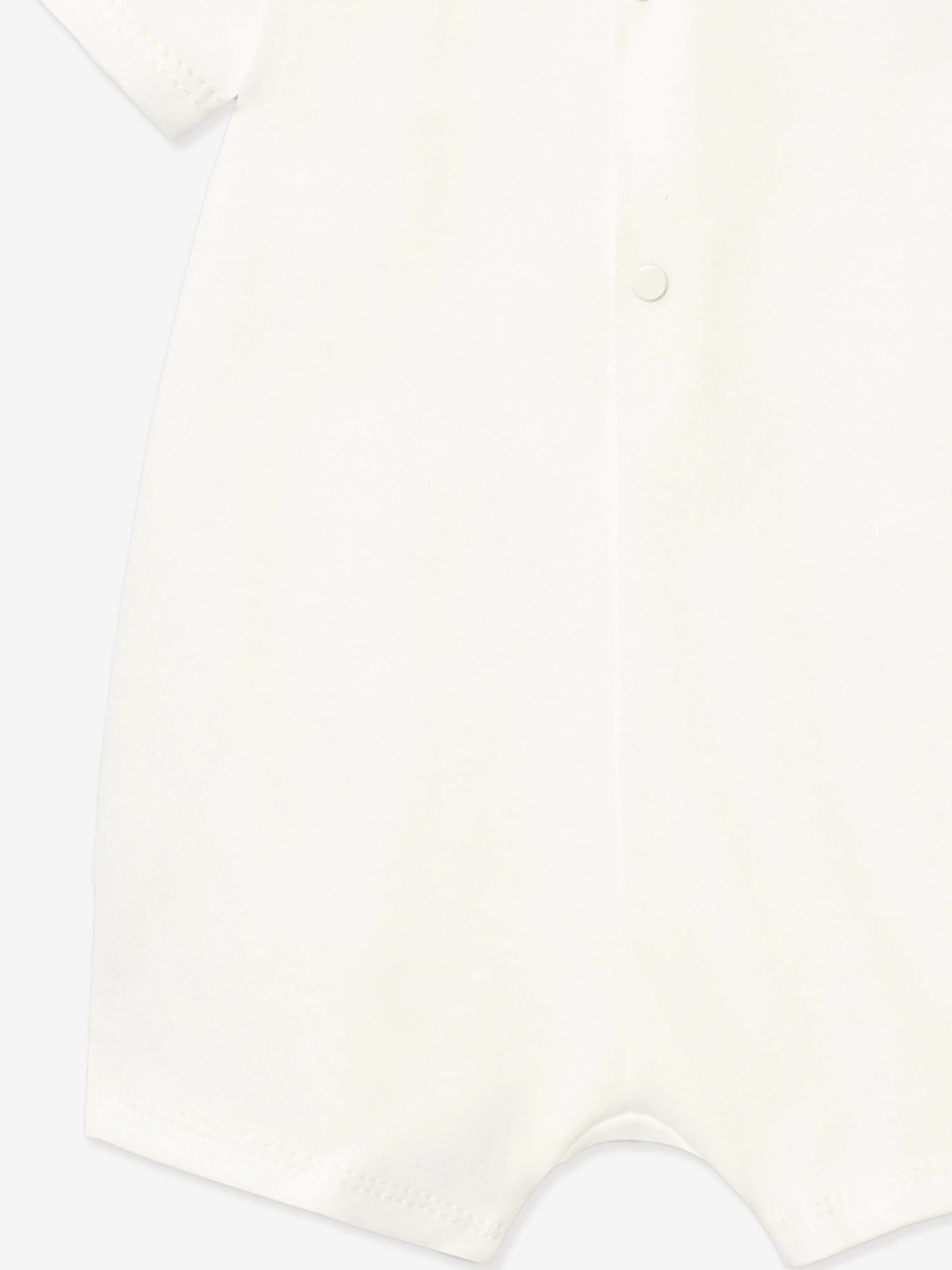 Baby Smocked Romper in Ivory