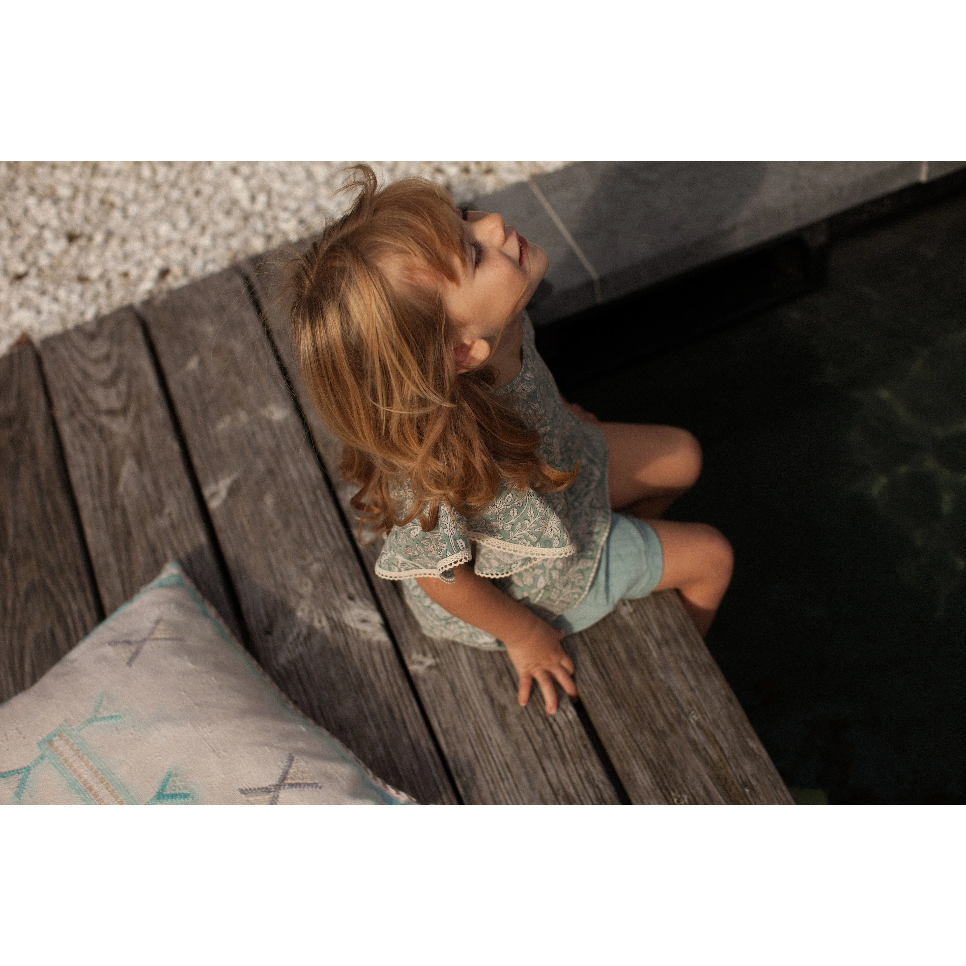 Bonheur du Jour Paris  Baby Boy Boys Short Eucalyptus Green